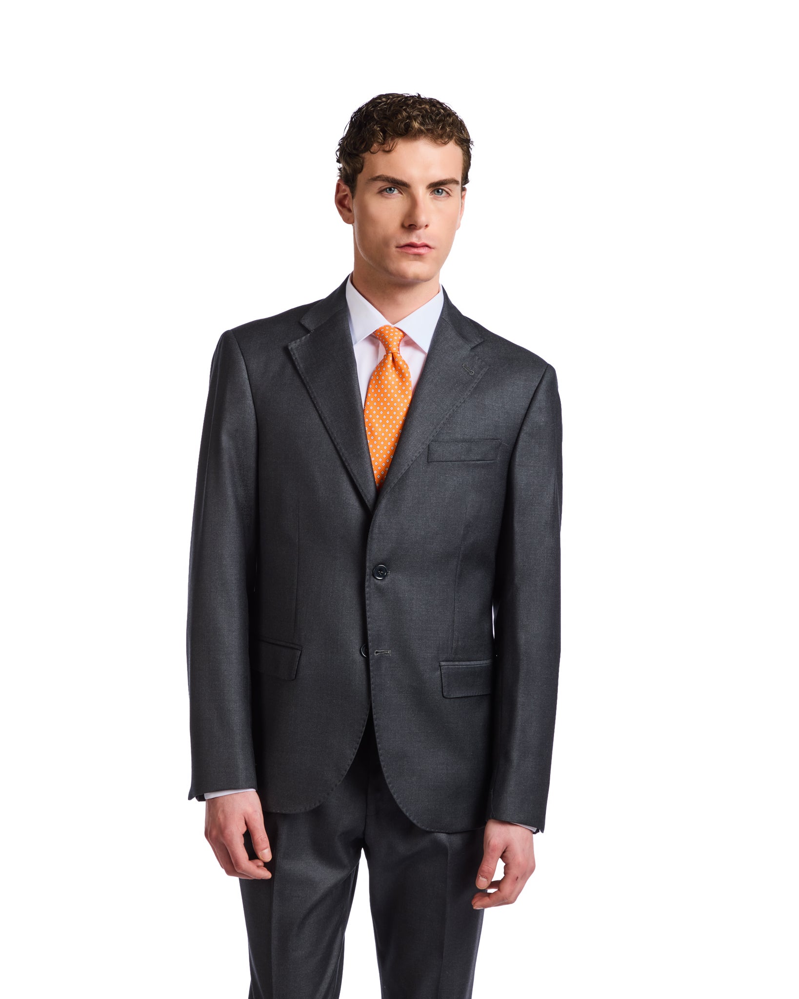 Giacca New Jersey in lana Canonico antracite