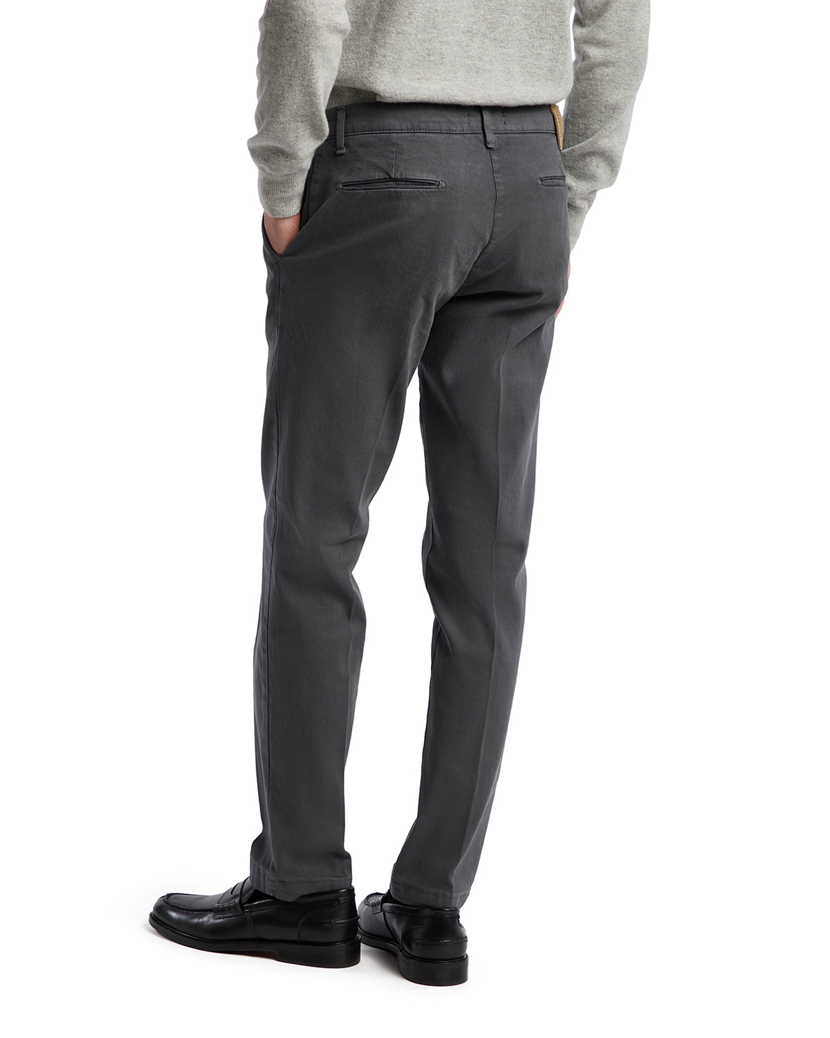 Anthracite Jack textured trousers