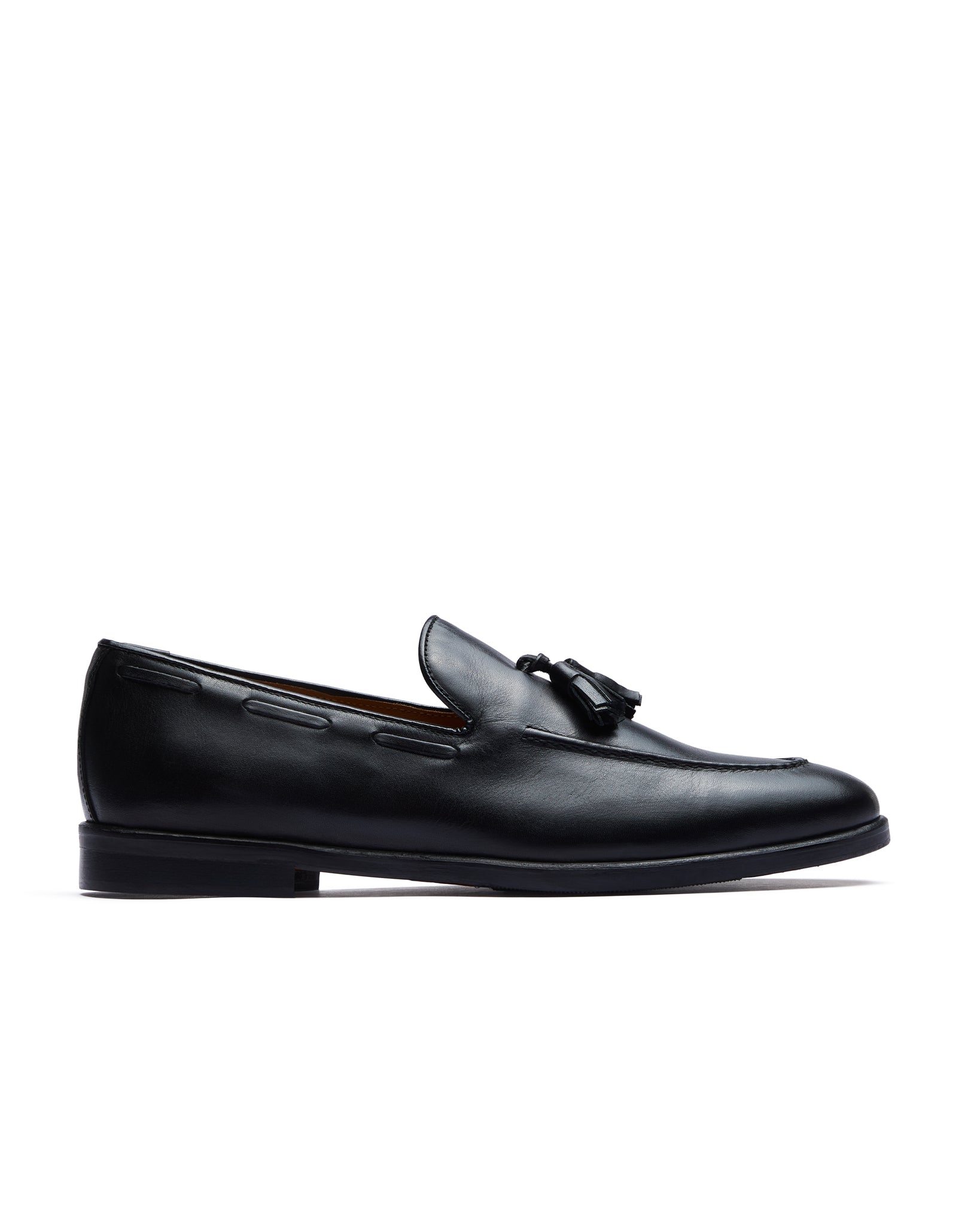 Jasper - black leather loafer