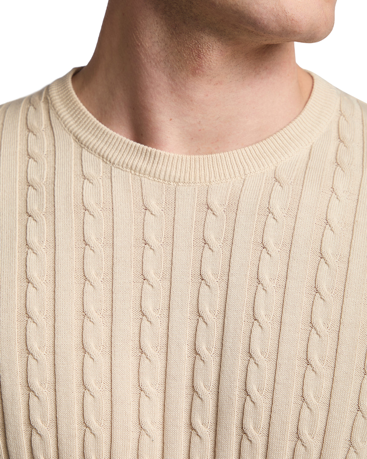 Maglione Fils in cotone beige