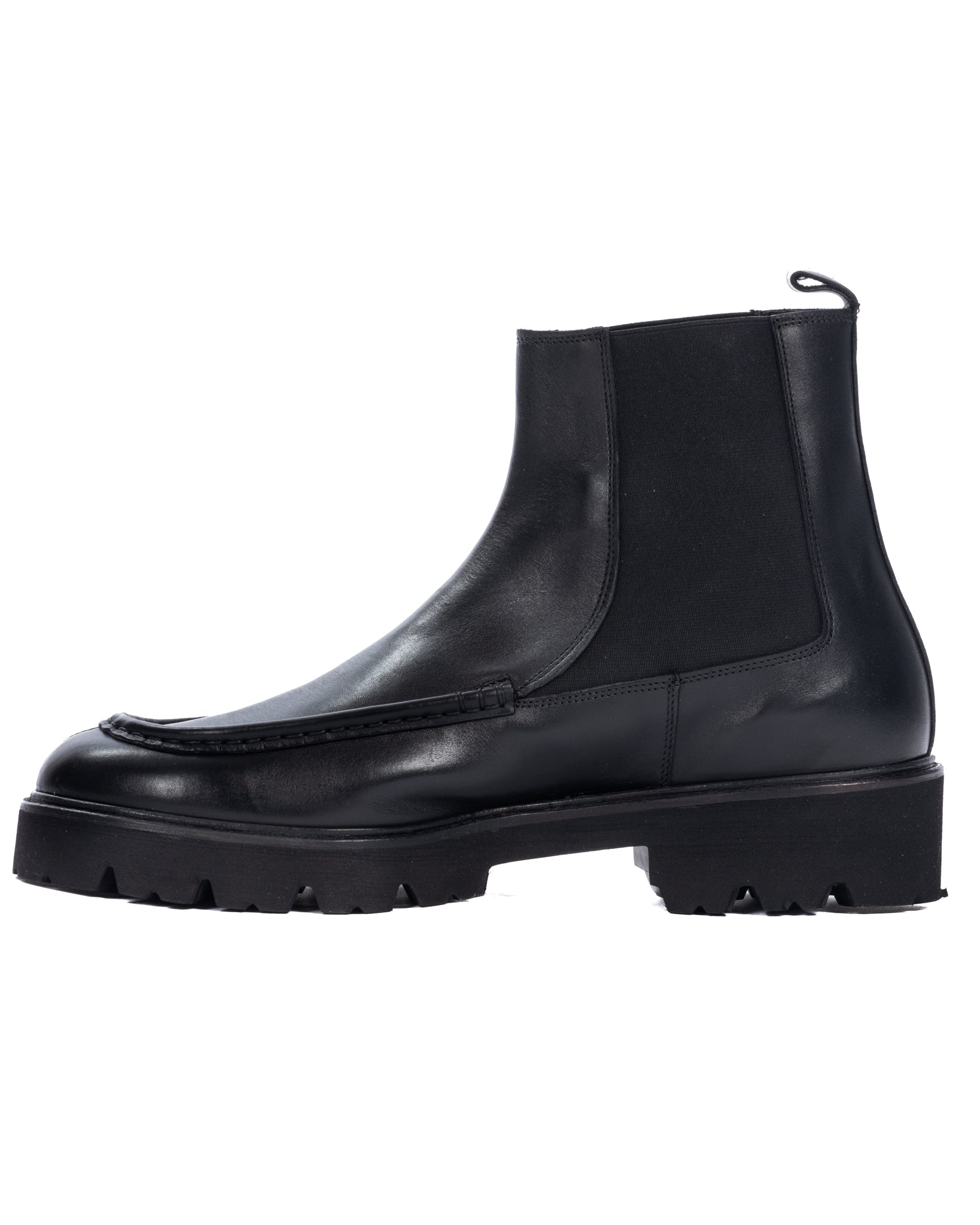 Mirfak - black leather boot