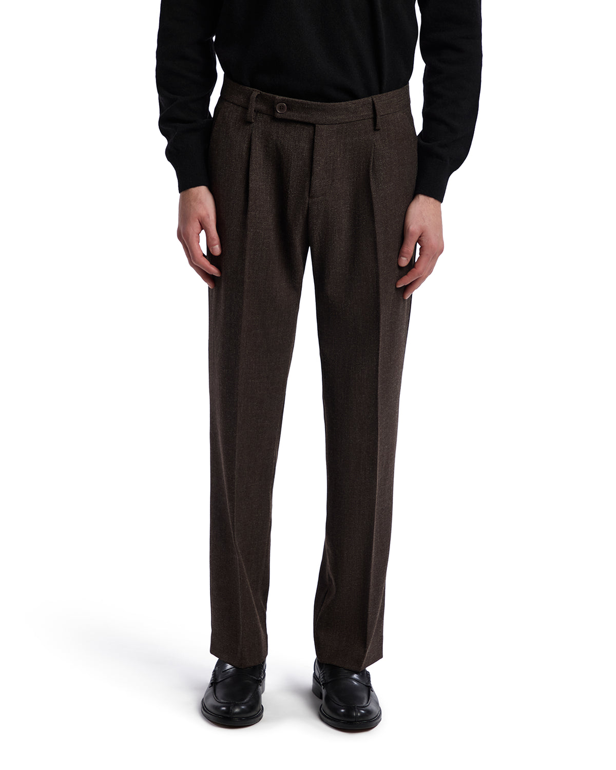 Nara dark brown trousers