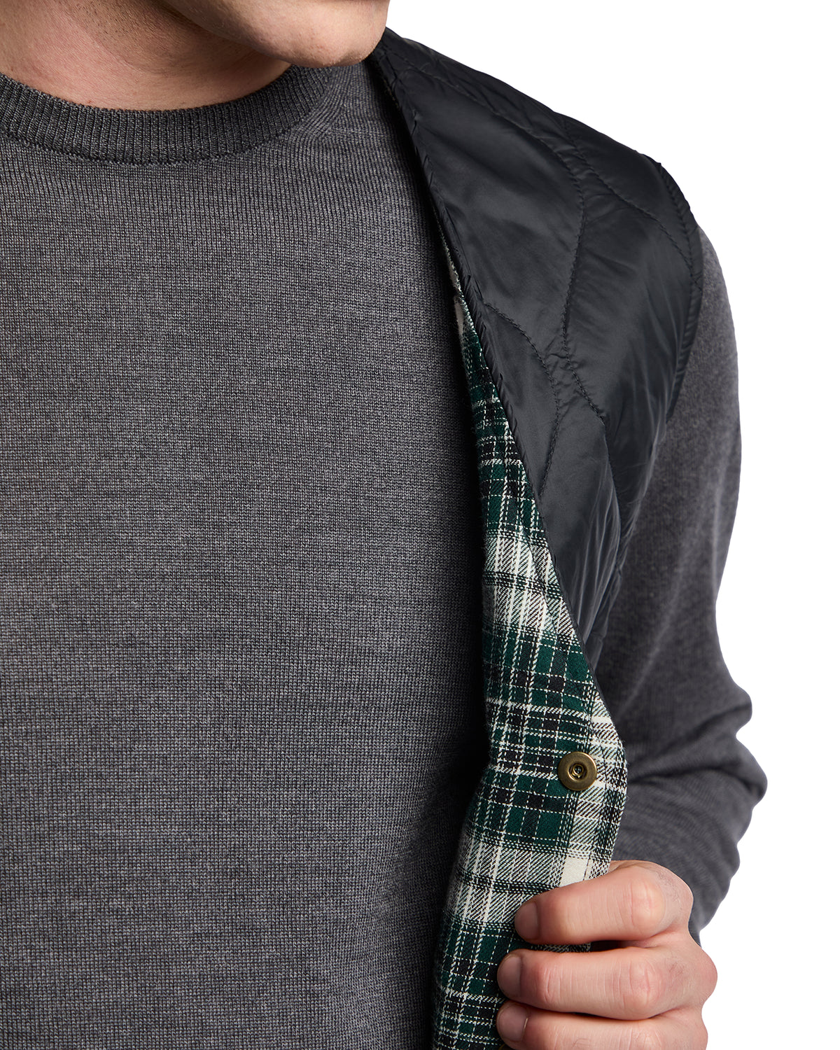 New Castle black vest