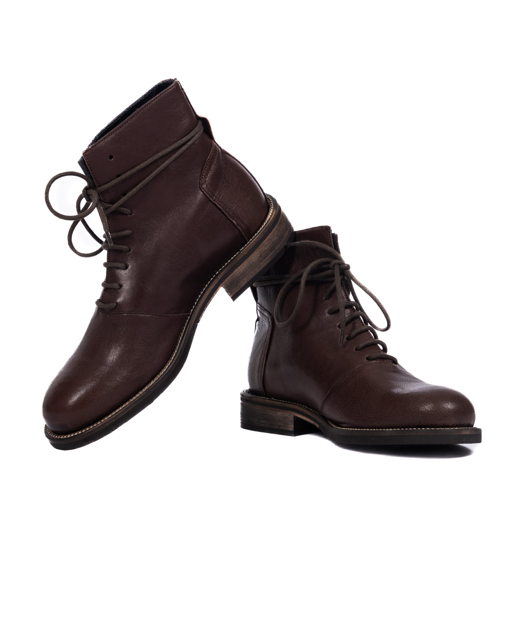 Houston - dark brown leather boot