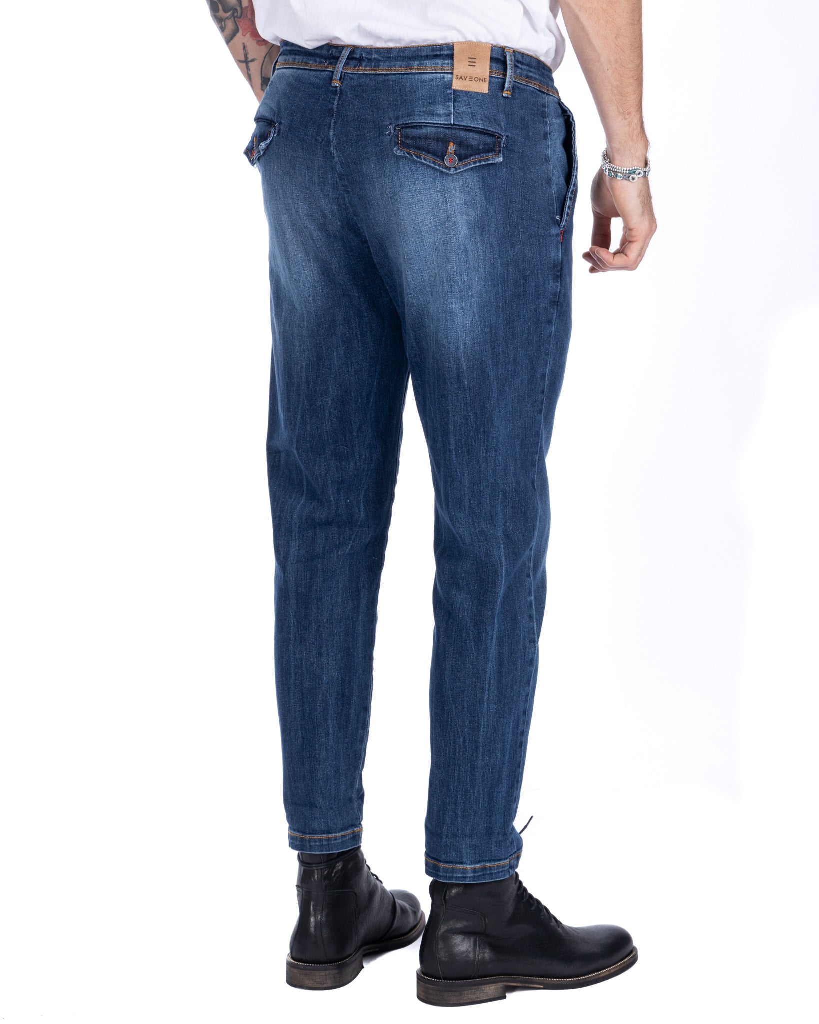 Orleans - america pocket jeans medium wash