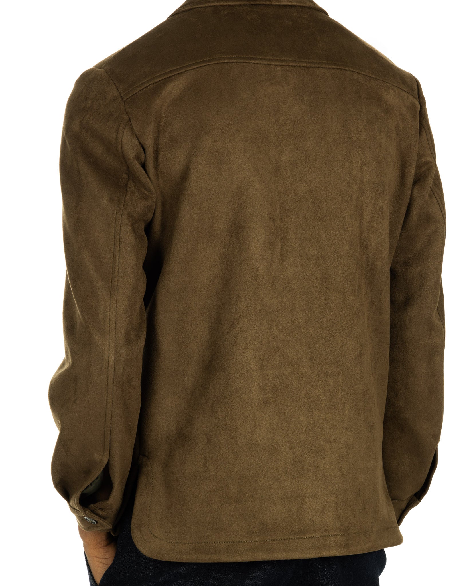 Meridion - suede military jacket