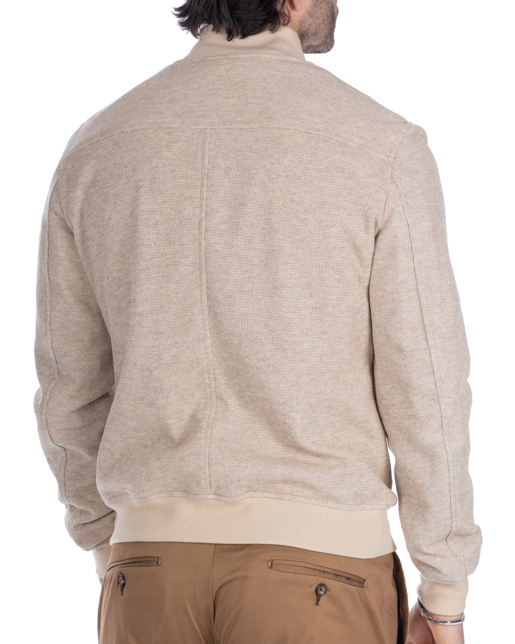 Trieste - bomber en coton beige