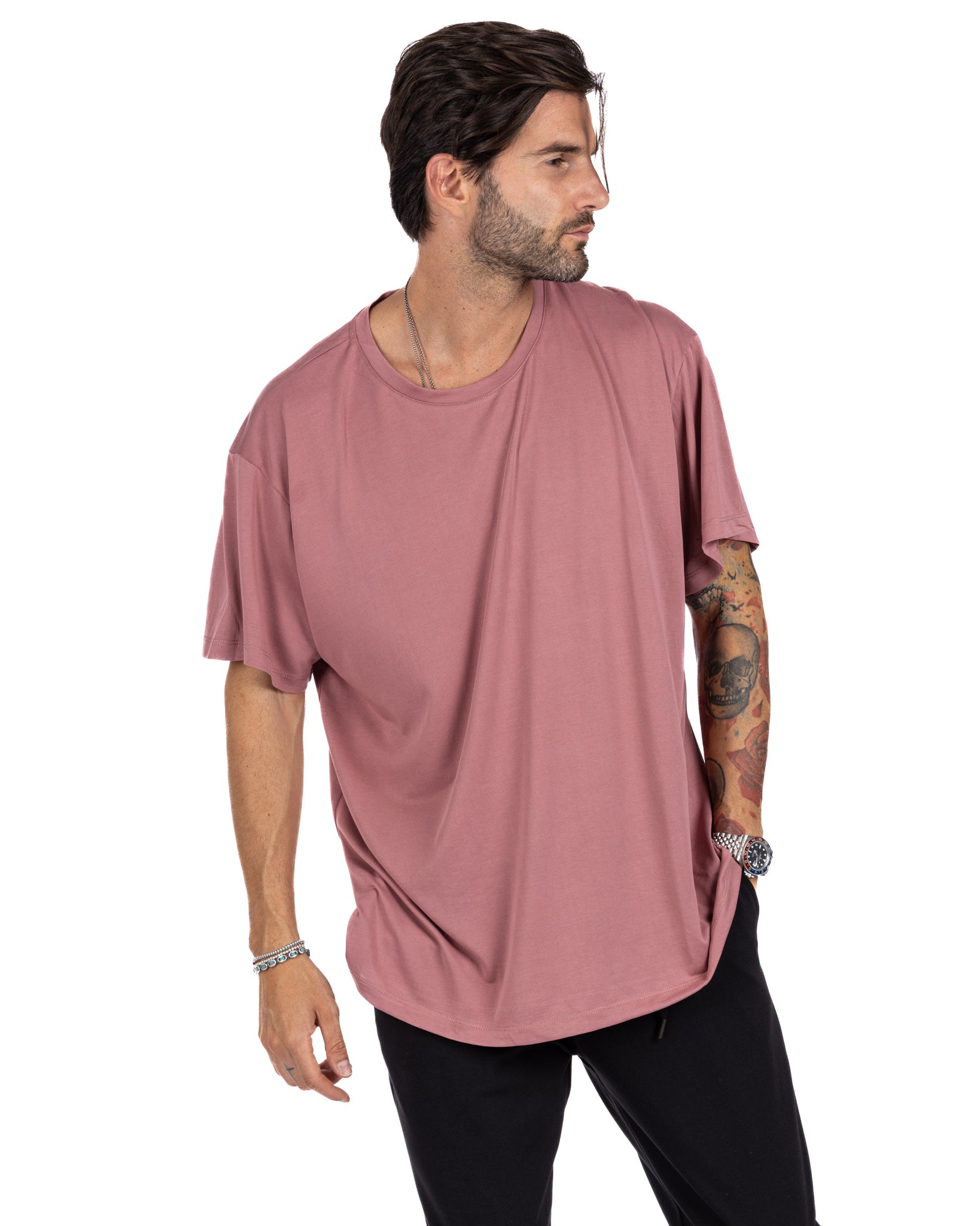 Owen - oversized pink t-shirt