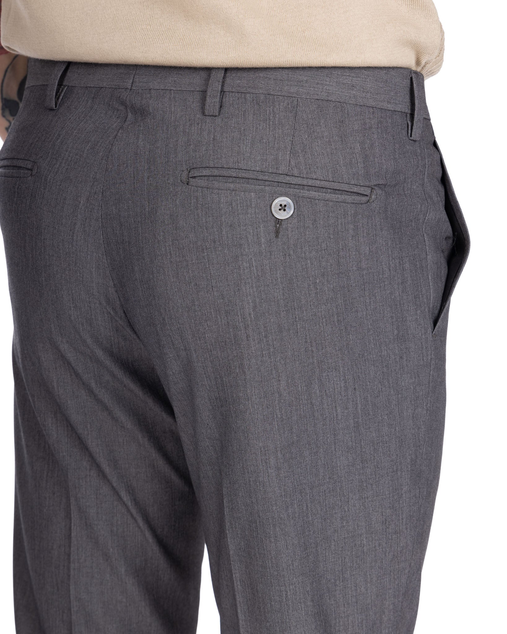 Brema - pantalone basic grigio