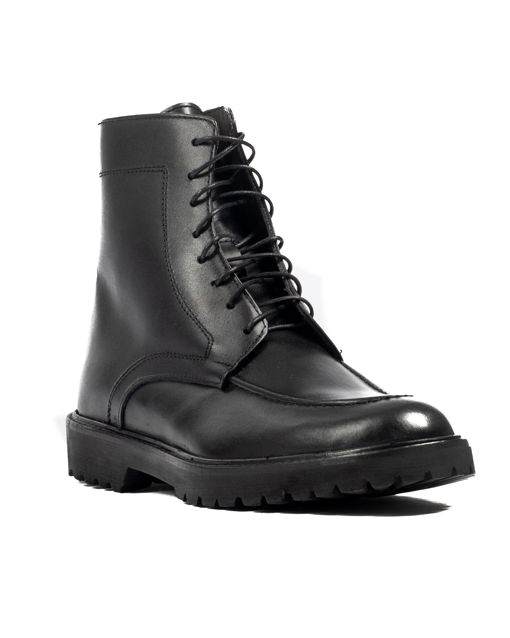 Astron - black leather boot