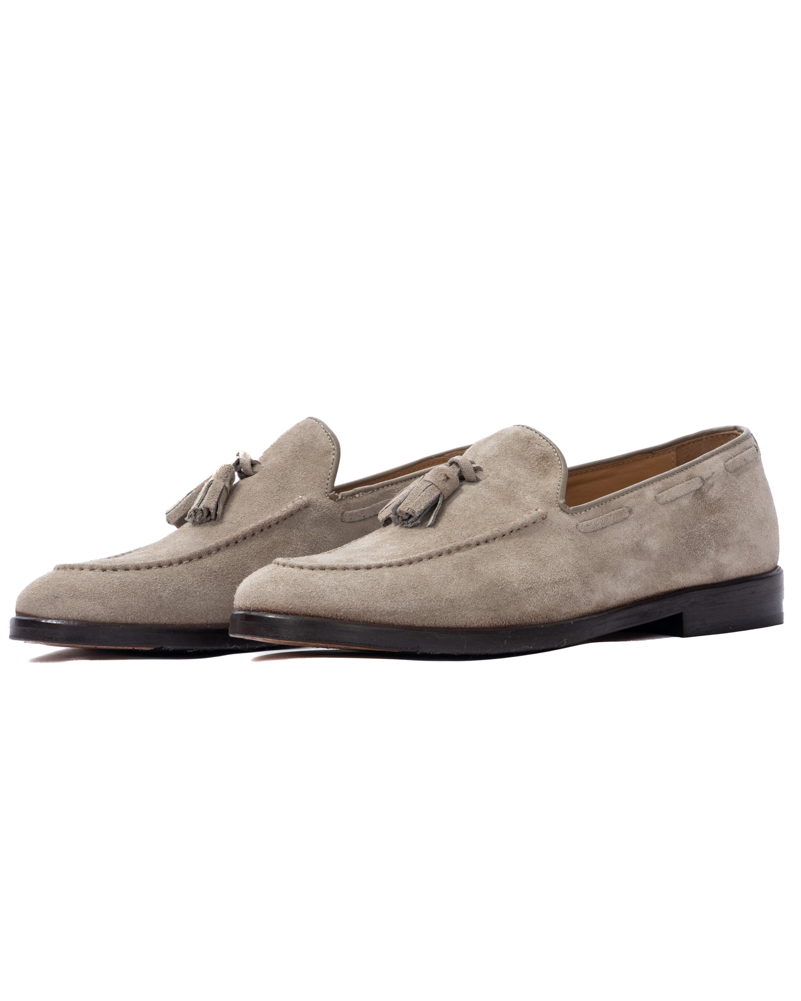 Caspar - beige suede moccasin