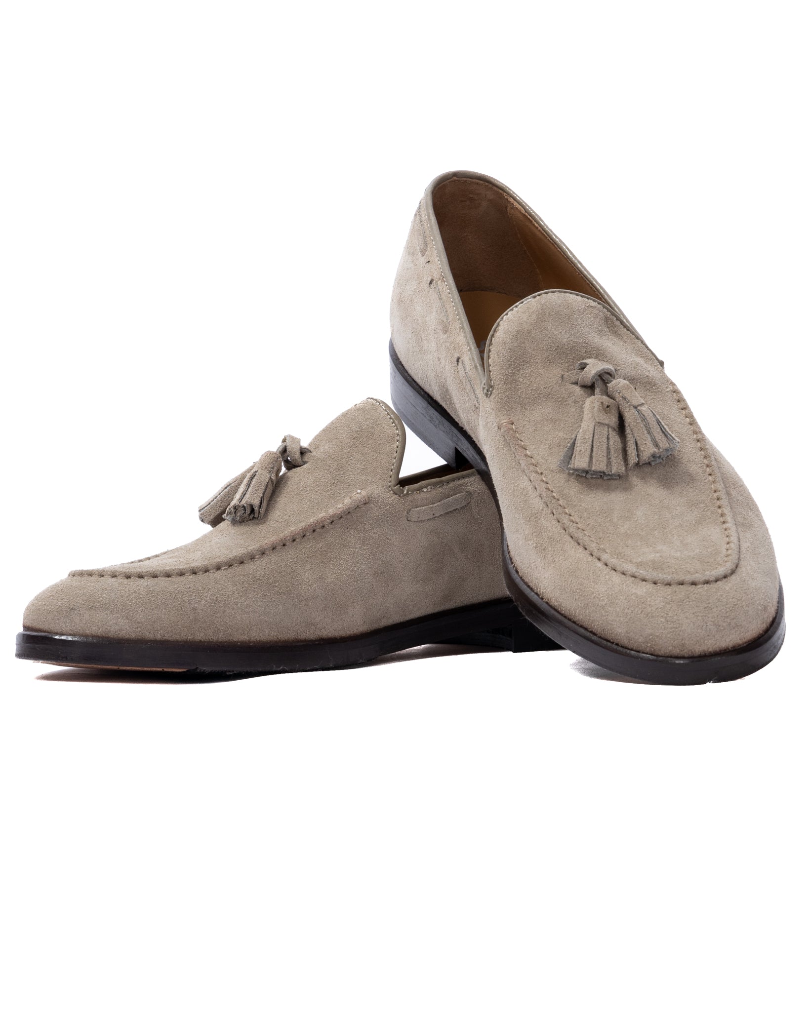 Caspar - beige suede moccasin