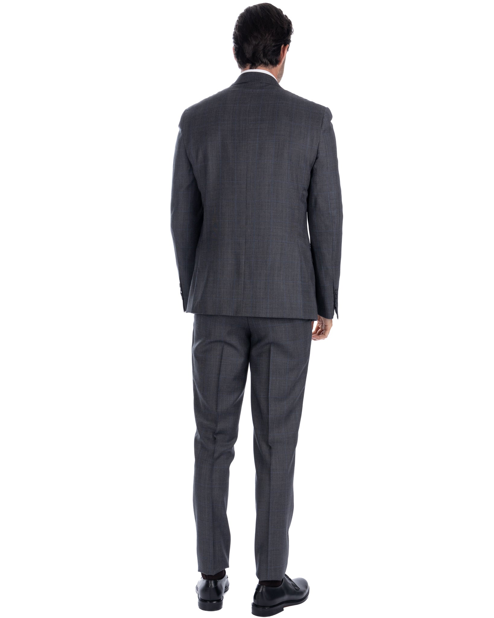 Single-breasted gray square suit - Reda