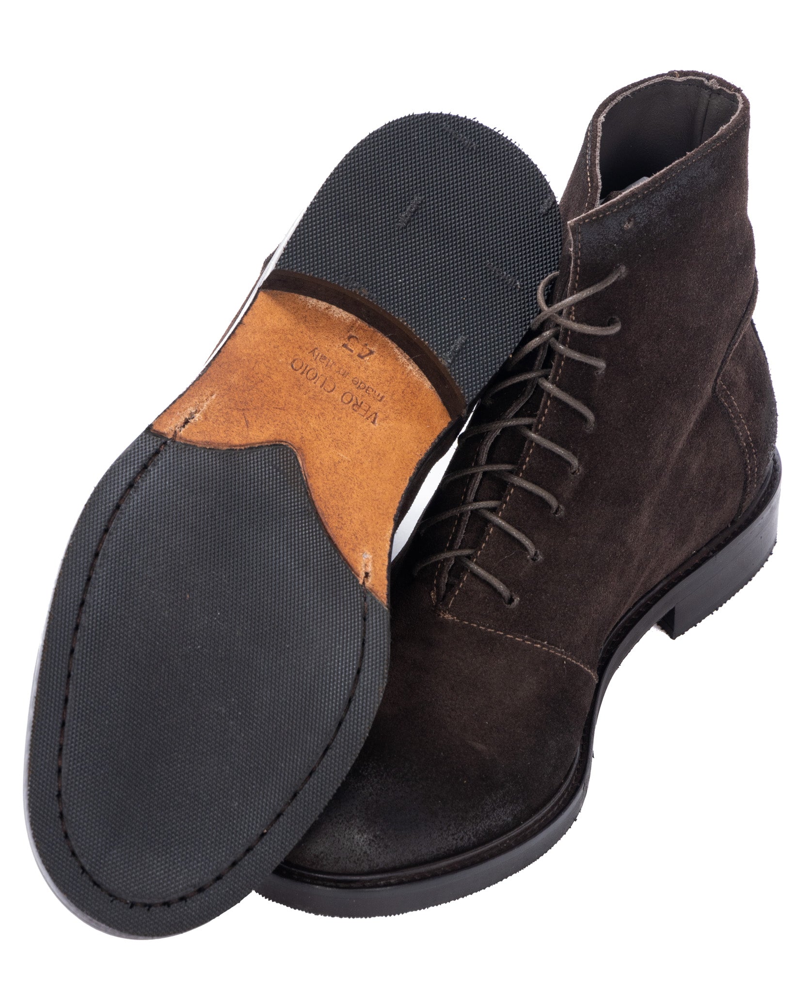 Houston - dark brown suede boot