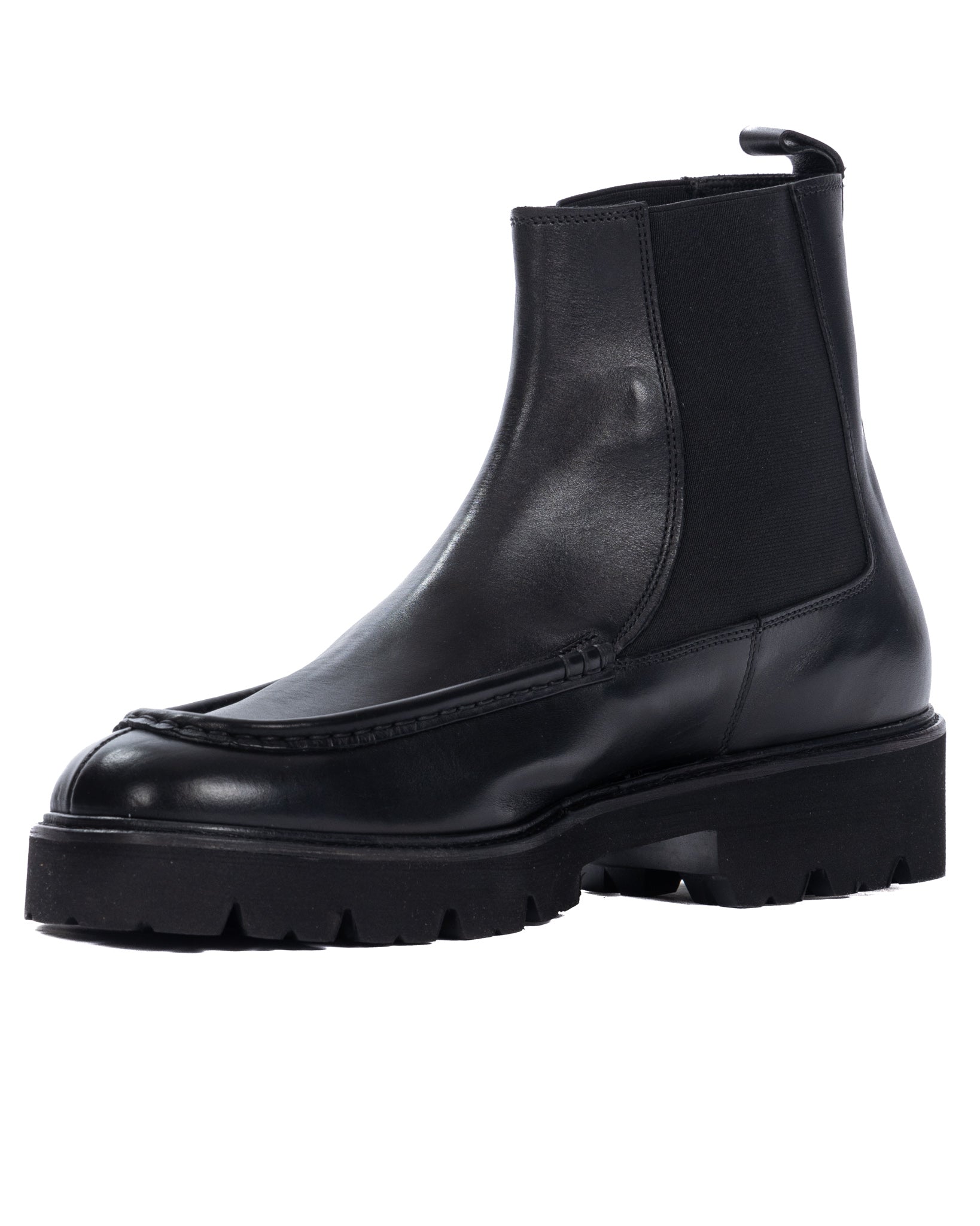 Mirfak - black leather boot