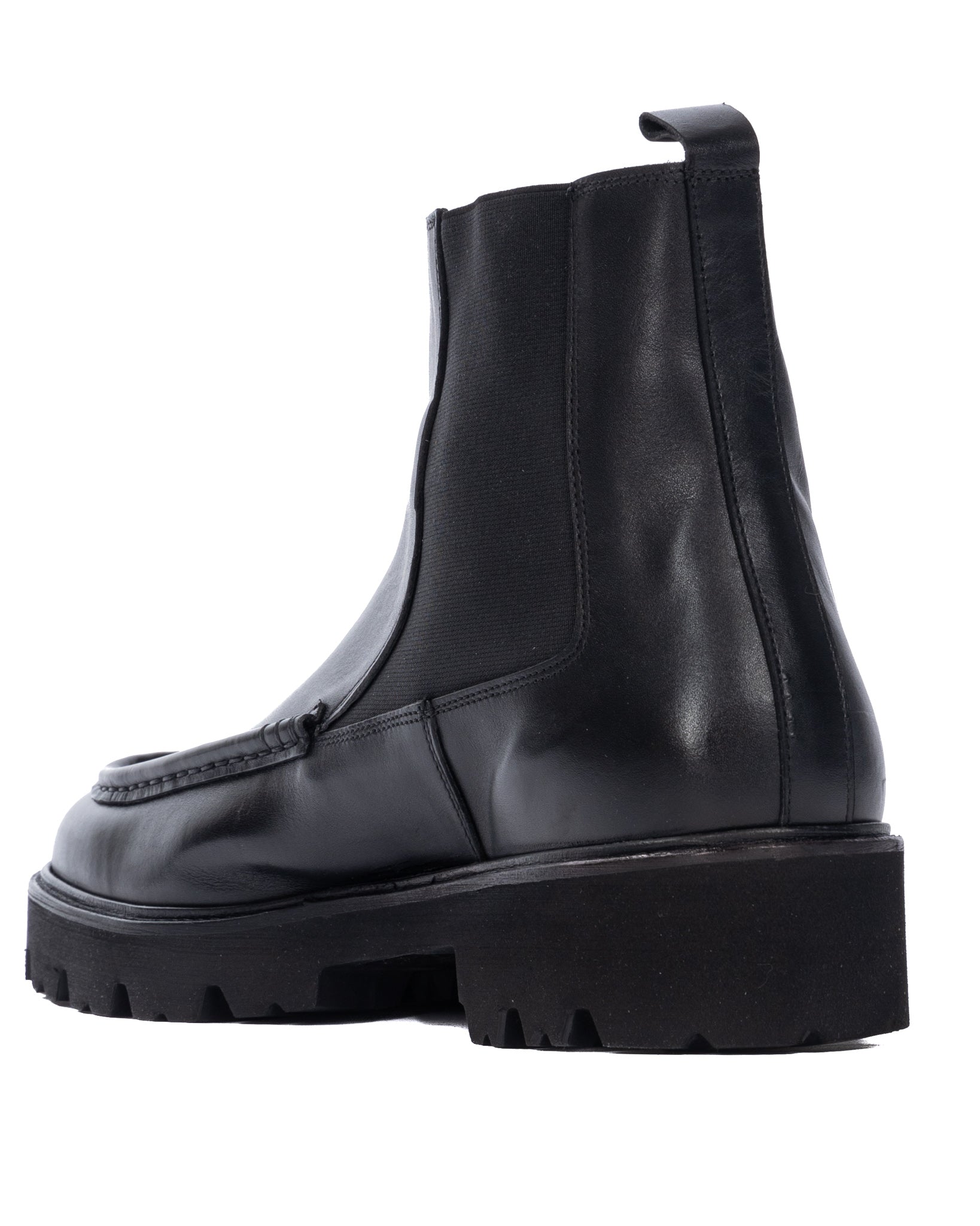 Mirfak - black leather boot