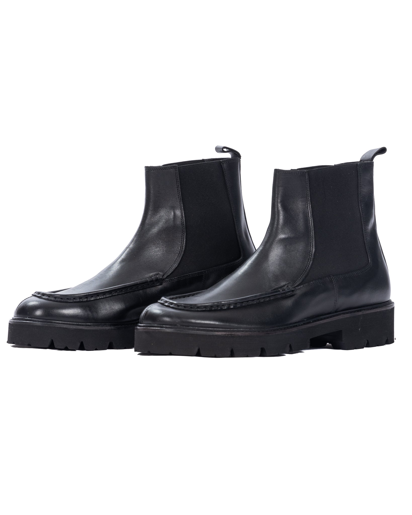 Mirfak - black leather boot