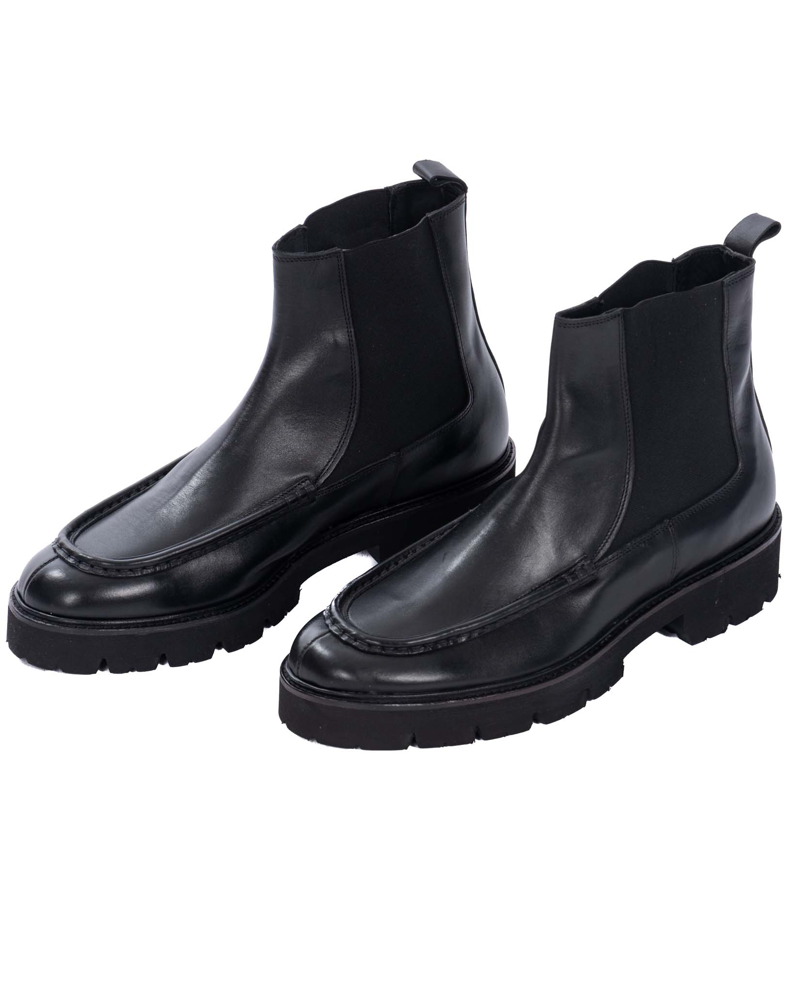 Mirfak - black leather boot