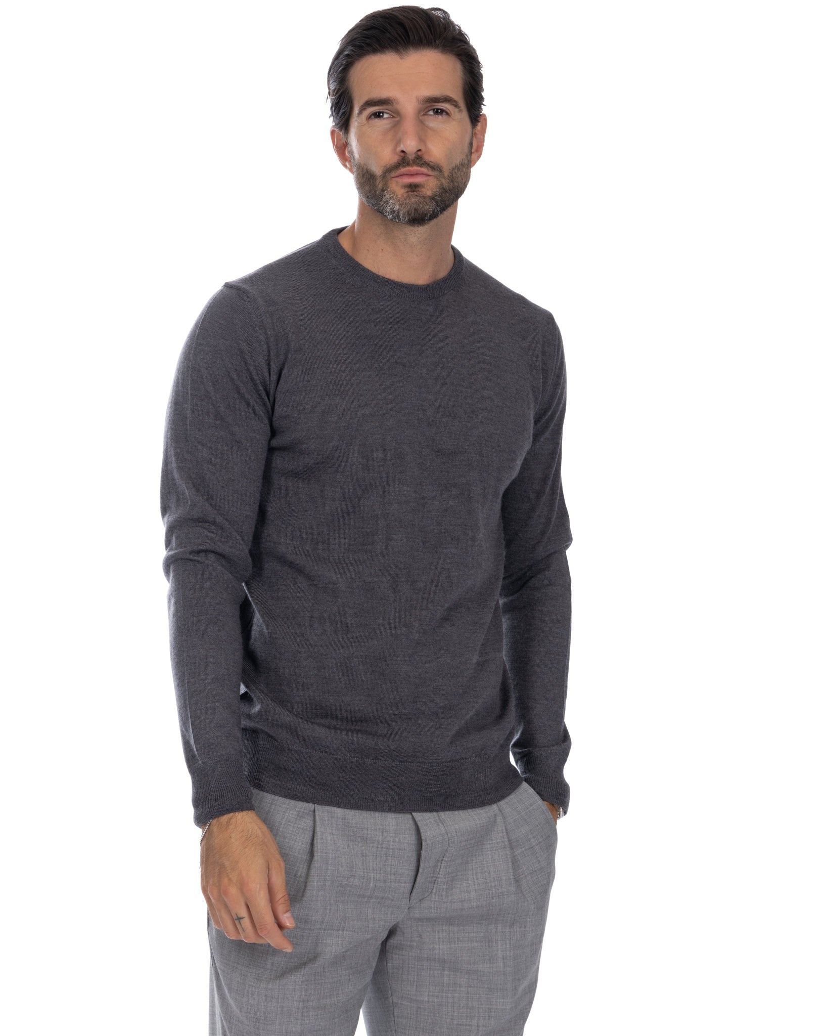 Furore - grey merino wool sweater