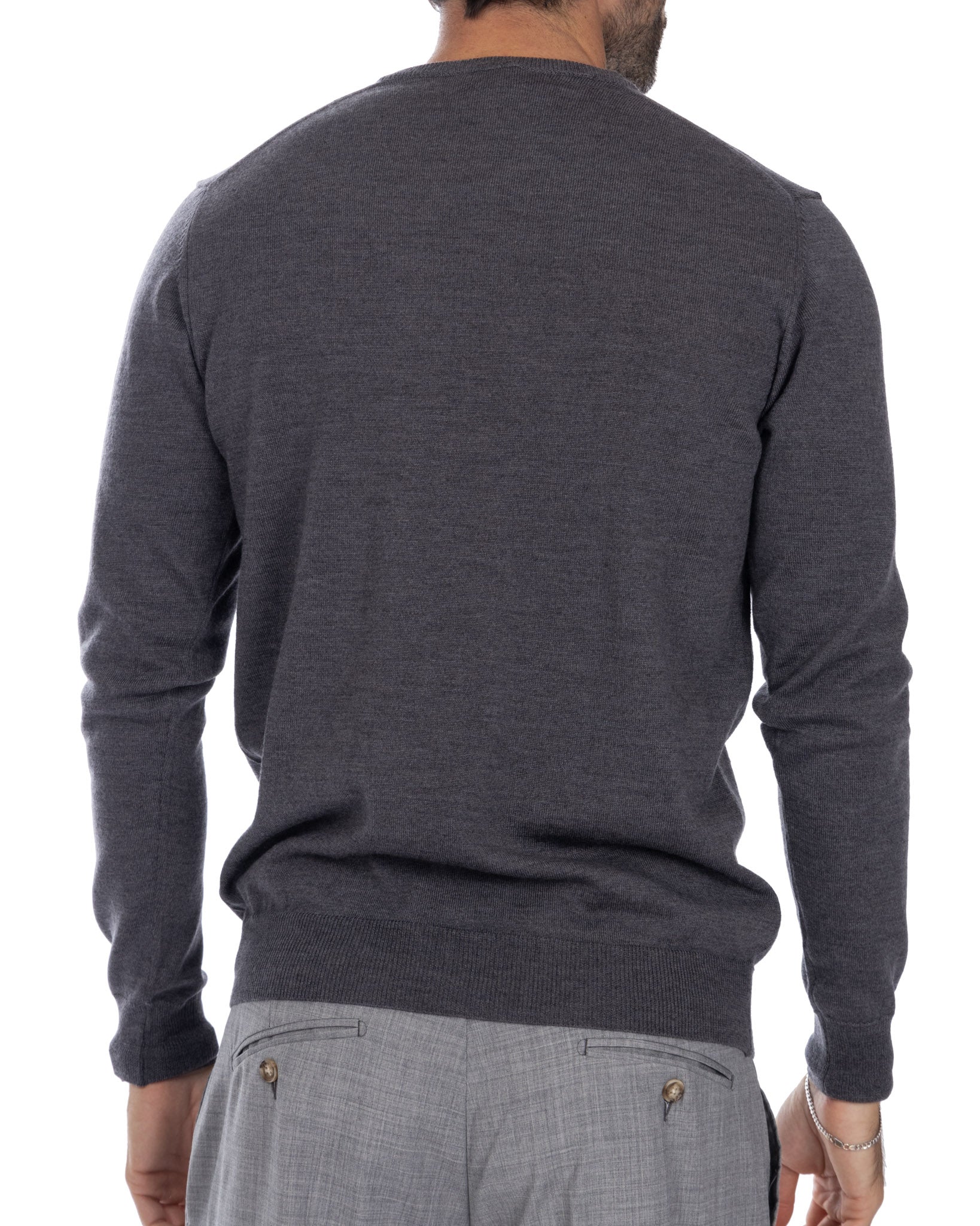 Furore - grey merino wool sweater