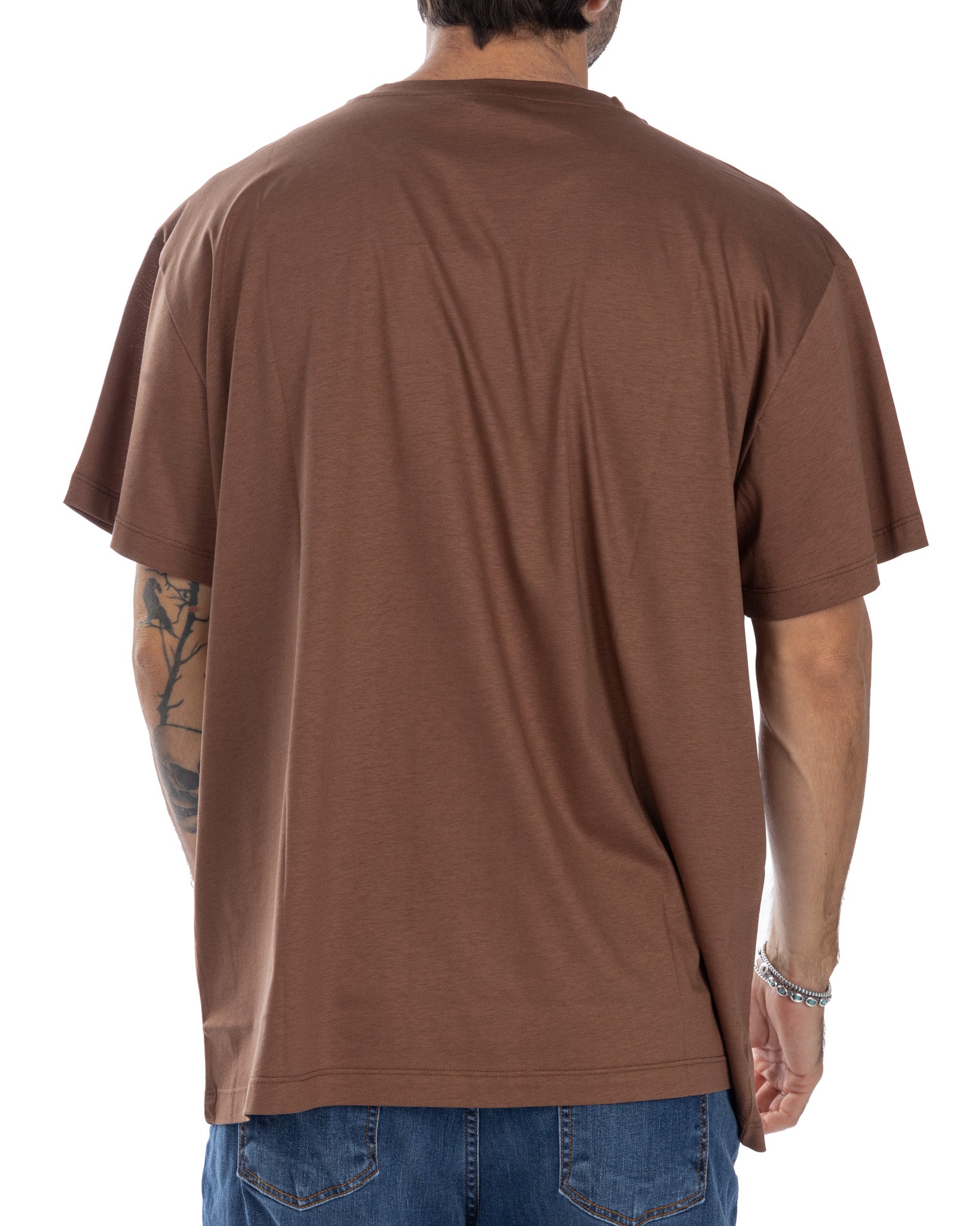 Owen - oversized camel t-shirt