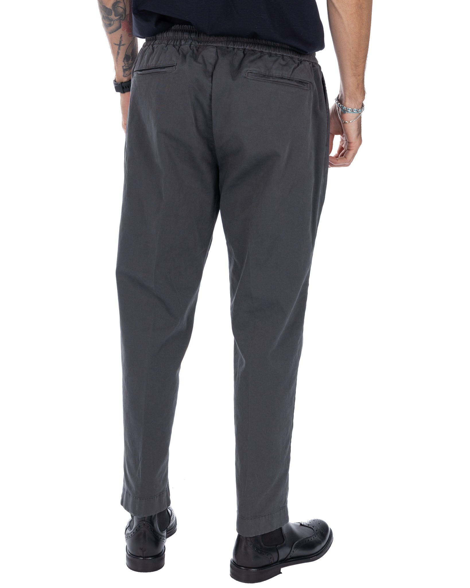 Axel - pantalon en coton gris