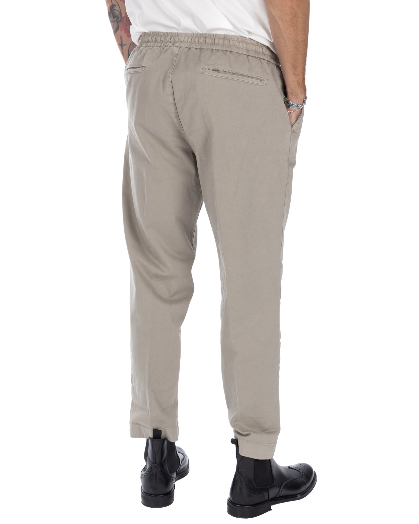 Axel - cotton twine trousers