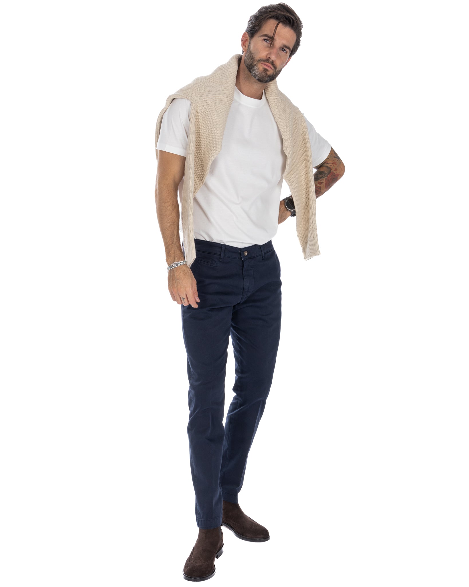 Paul - Pantalone basic blu