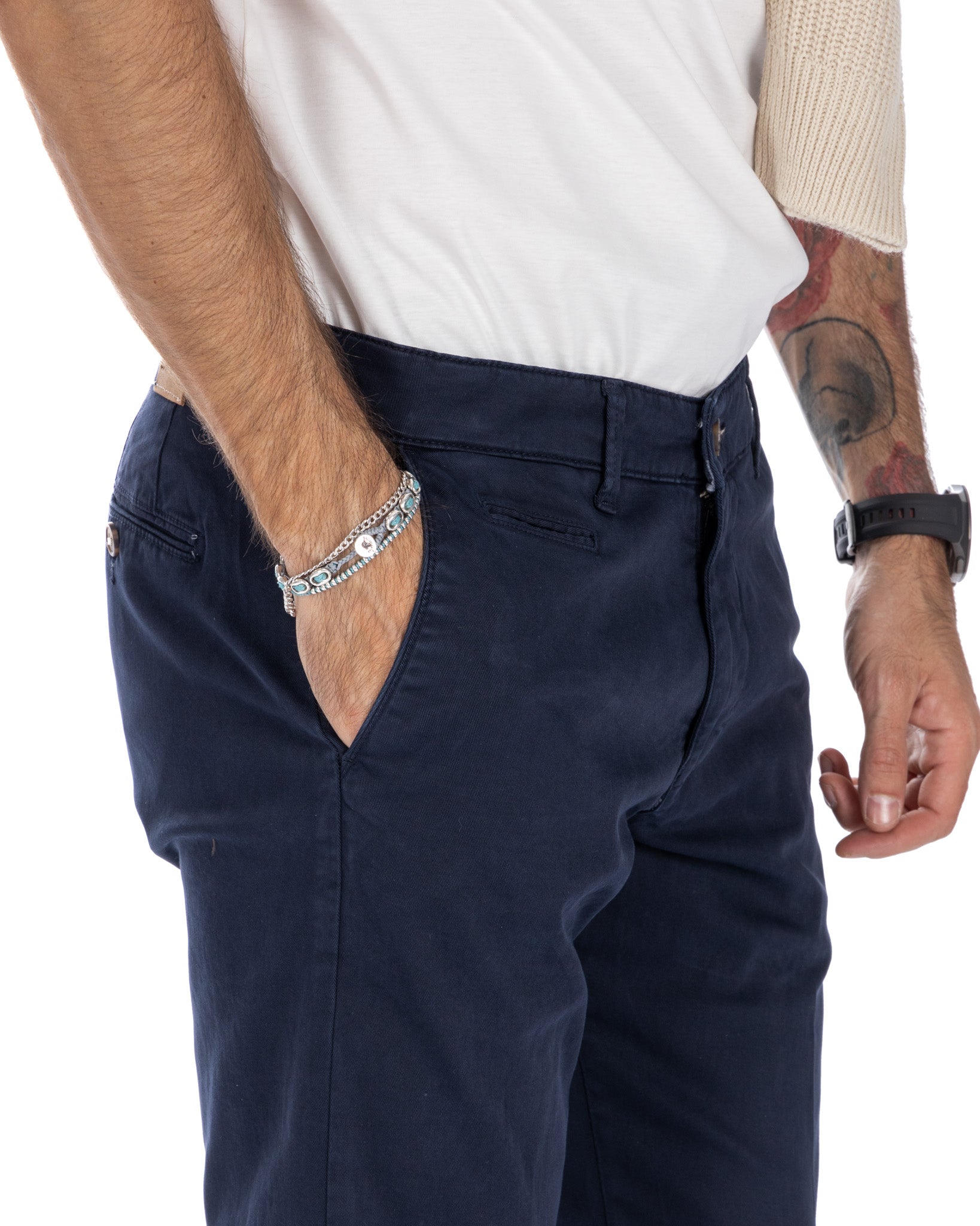 Paul - Basic blue trousers 