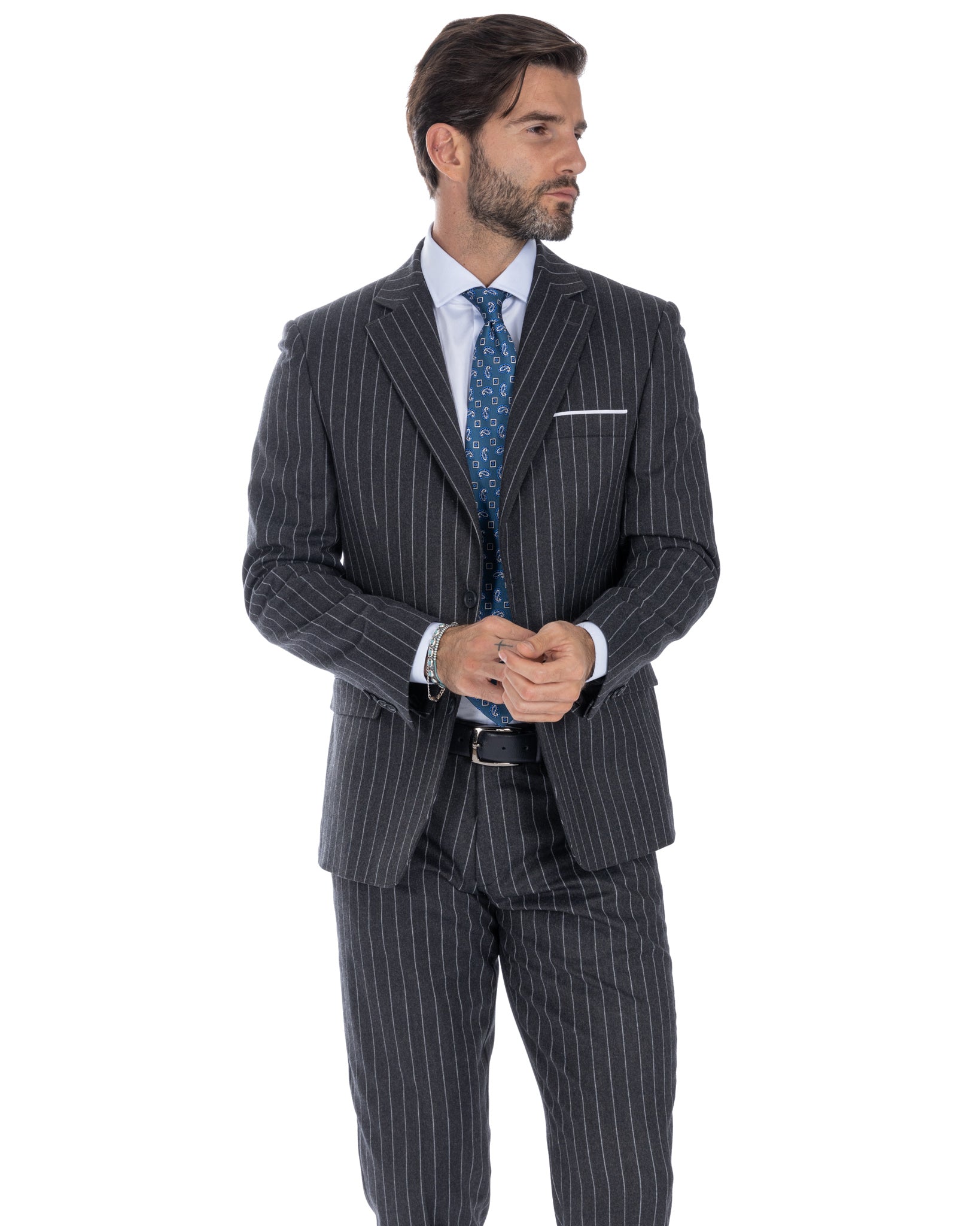 Toulouse - dark grey single breasted suit