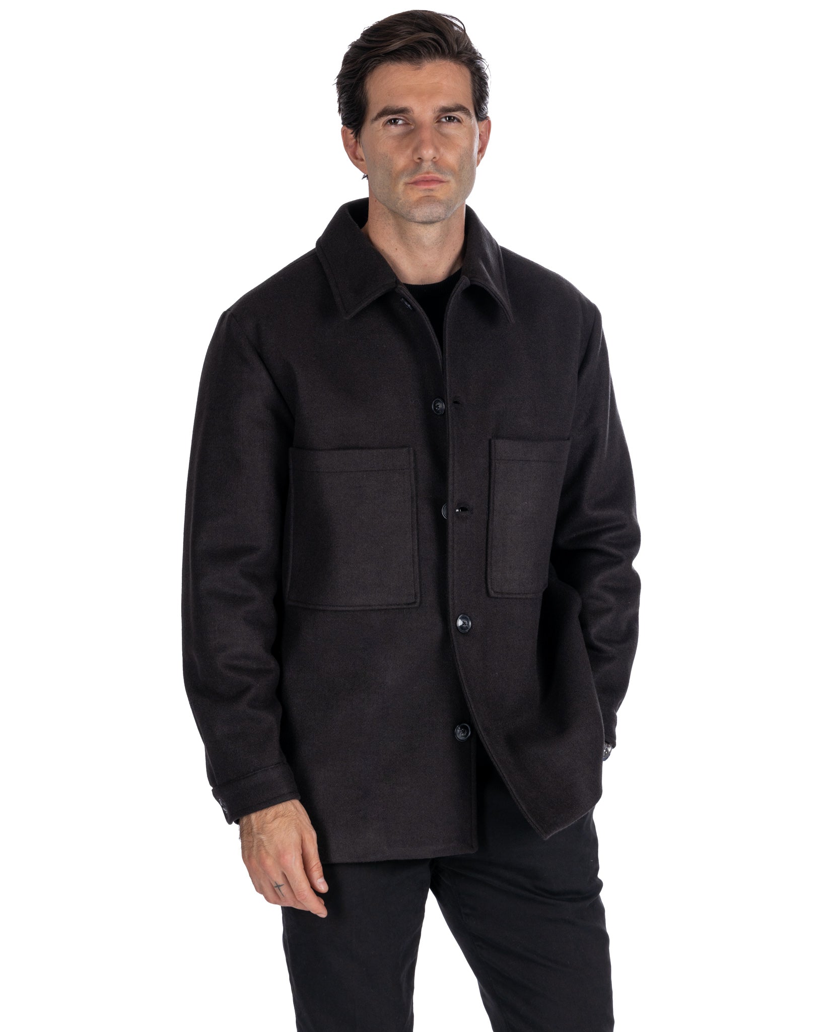 Gervais - black quilted jacket