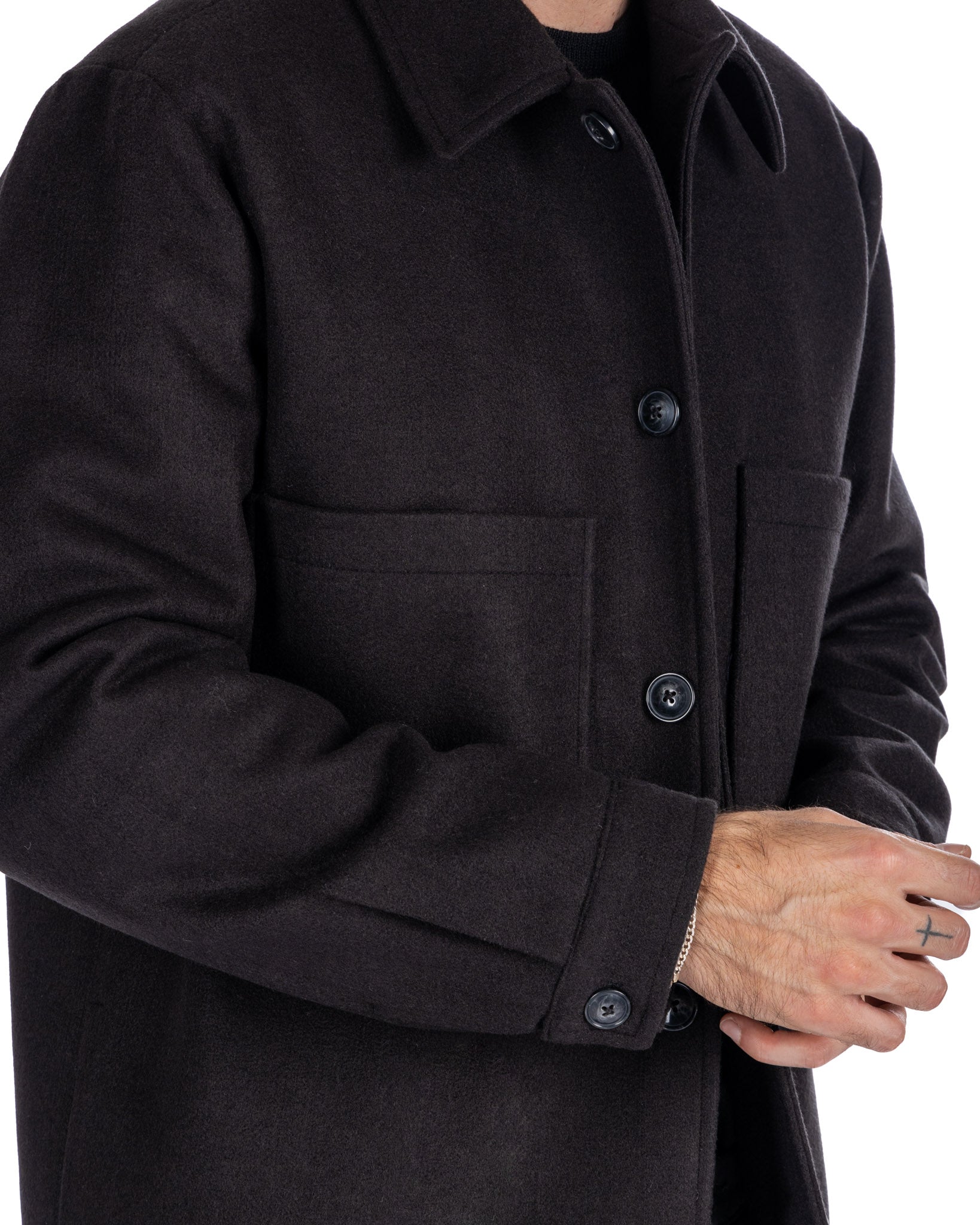 Gervais - veste oversize noire