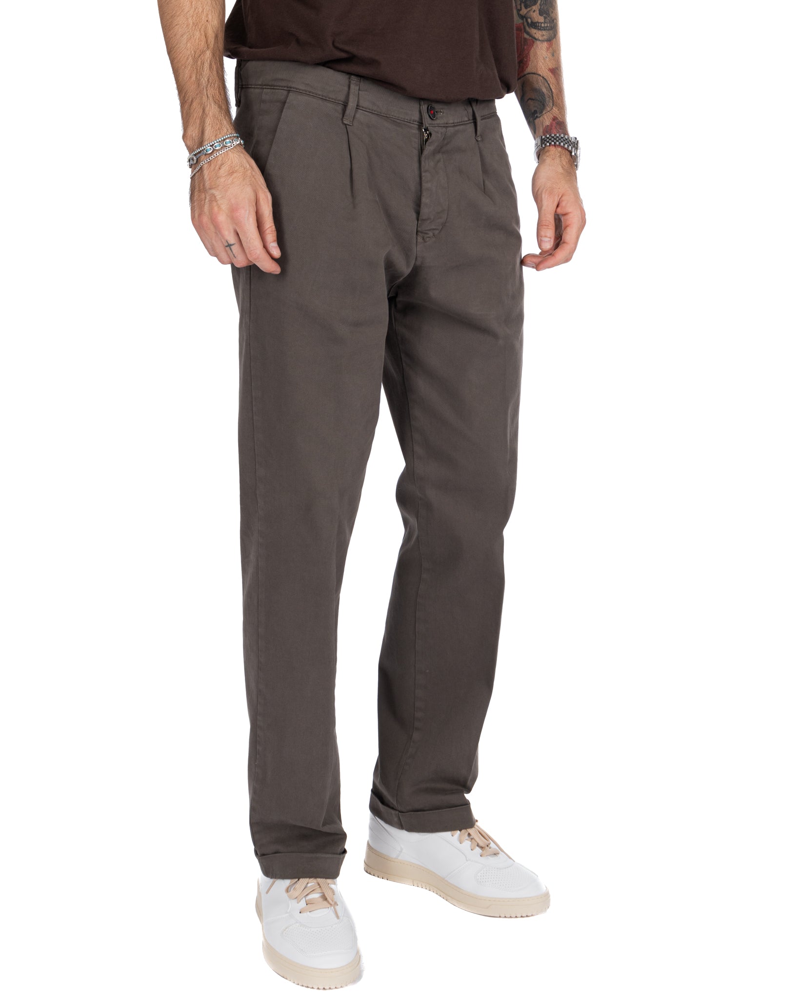 Sean - mud bull denim trousers