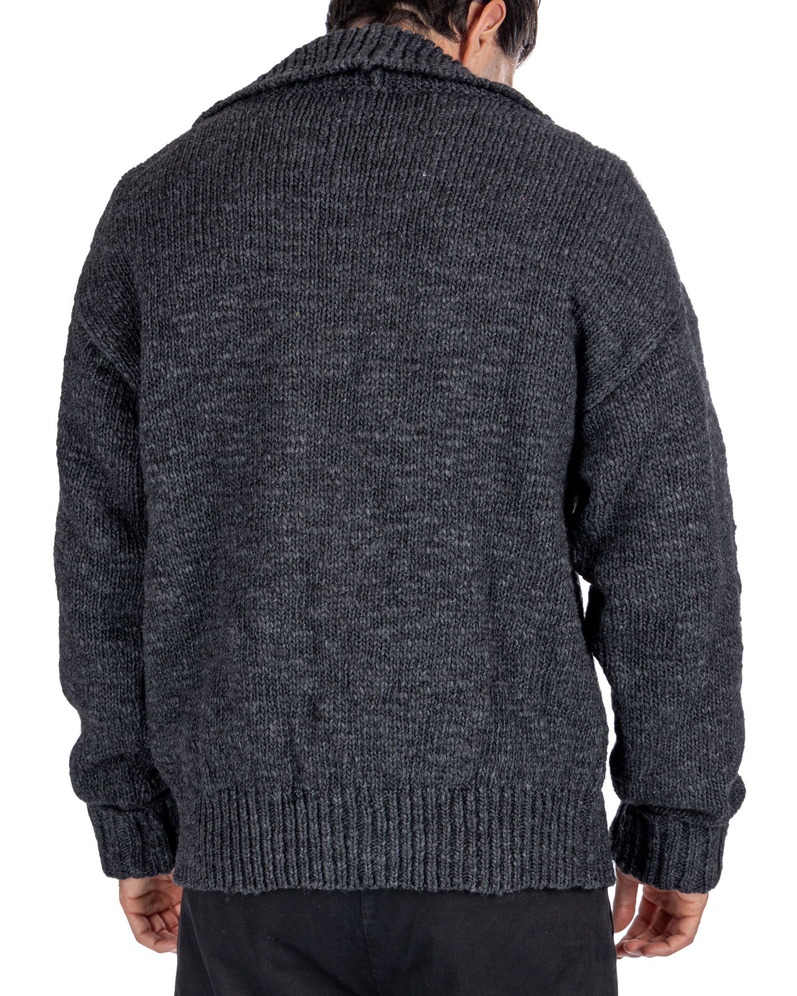 Ethan - cardigan oversize anthracite