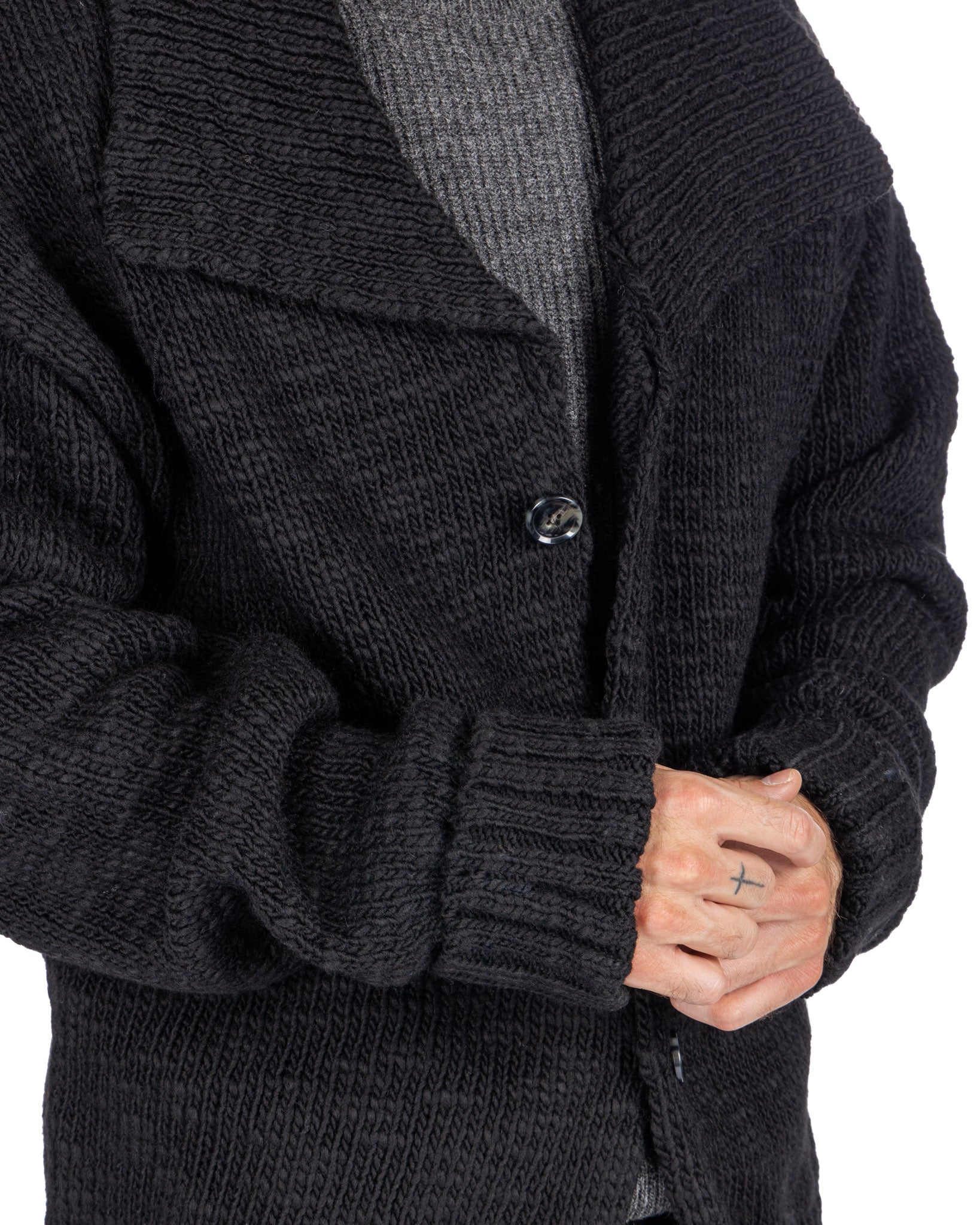 Ethan - cardigan oversize noir