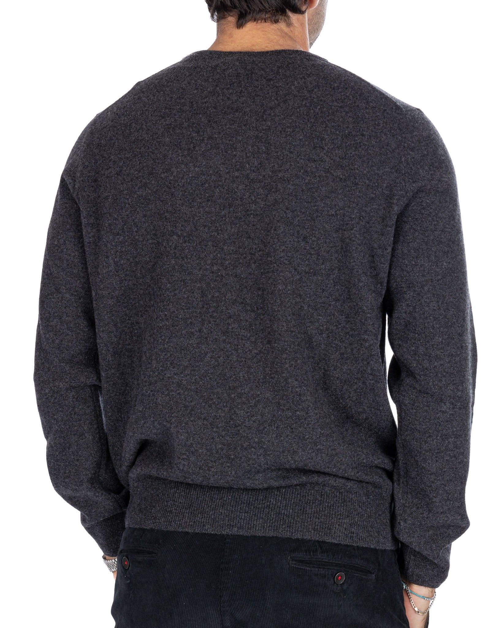 Atrani - anthracite pure cashmere sweater