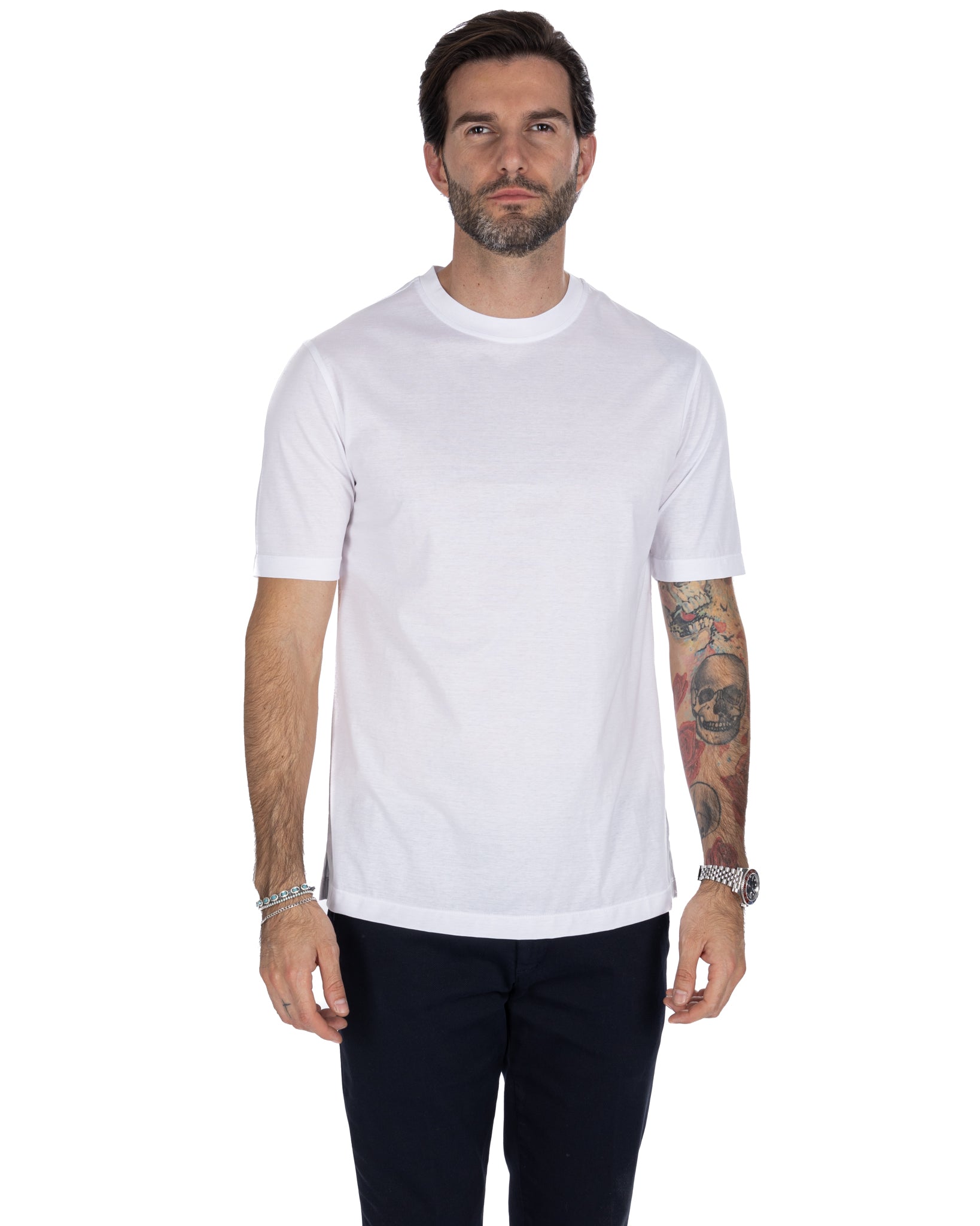 Stirling - t-shirt fil d'Écosse blanc