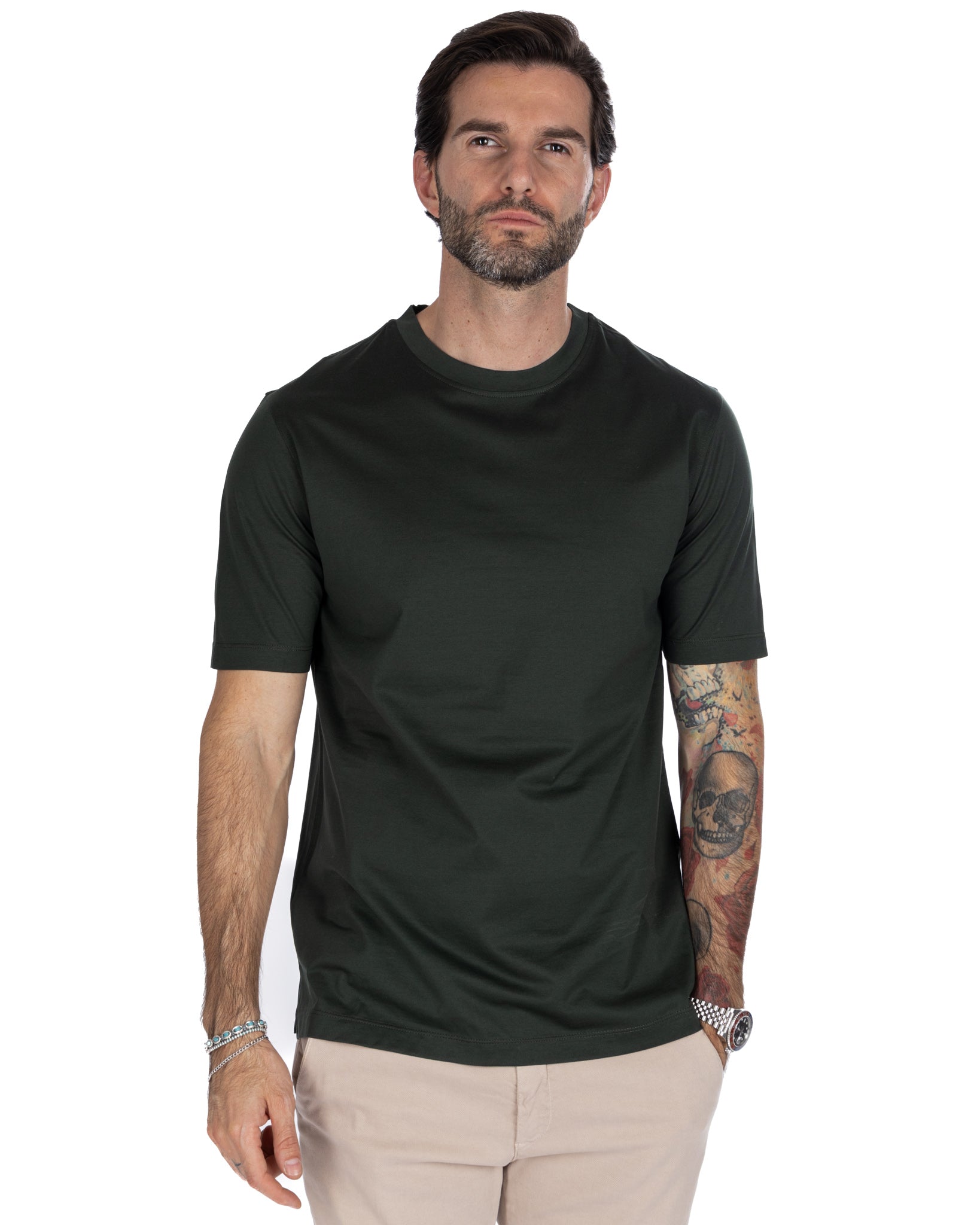 Stirling - T-shirt militaire en fil d'Écosse