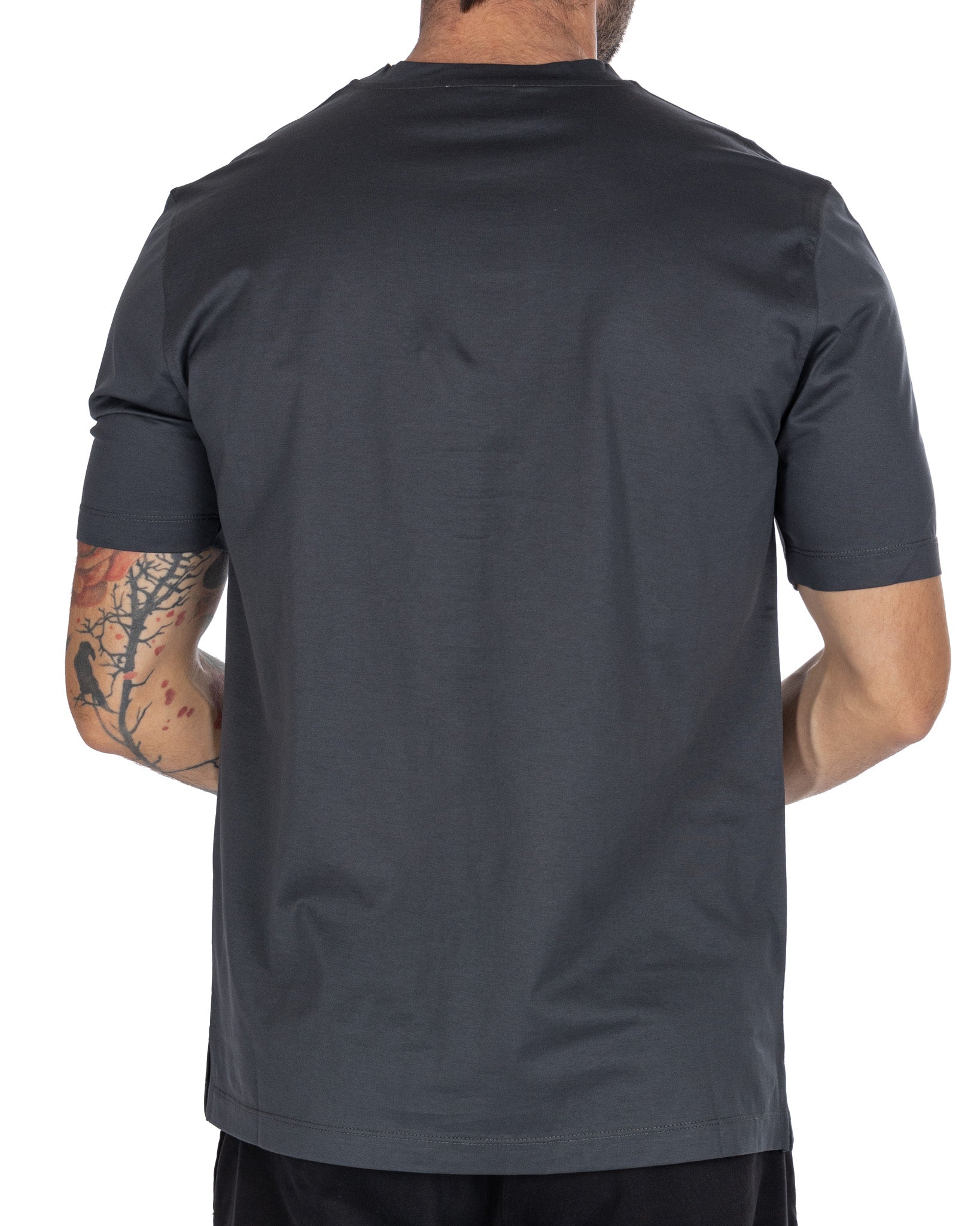 Stirling - t-shirt fil d'Écosse anthracite