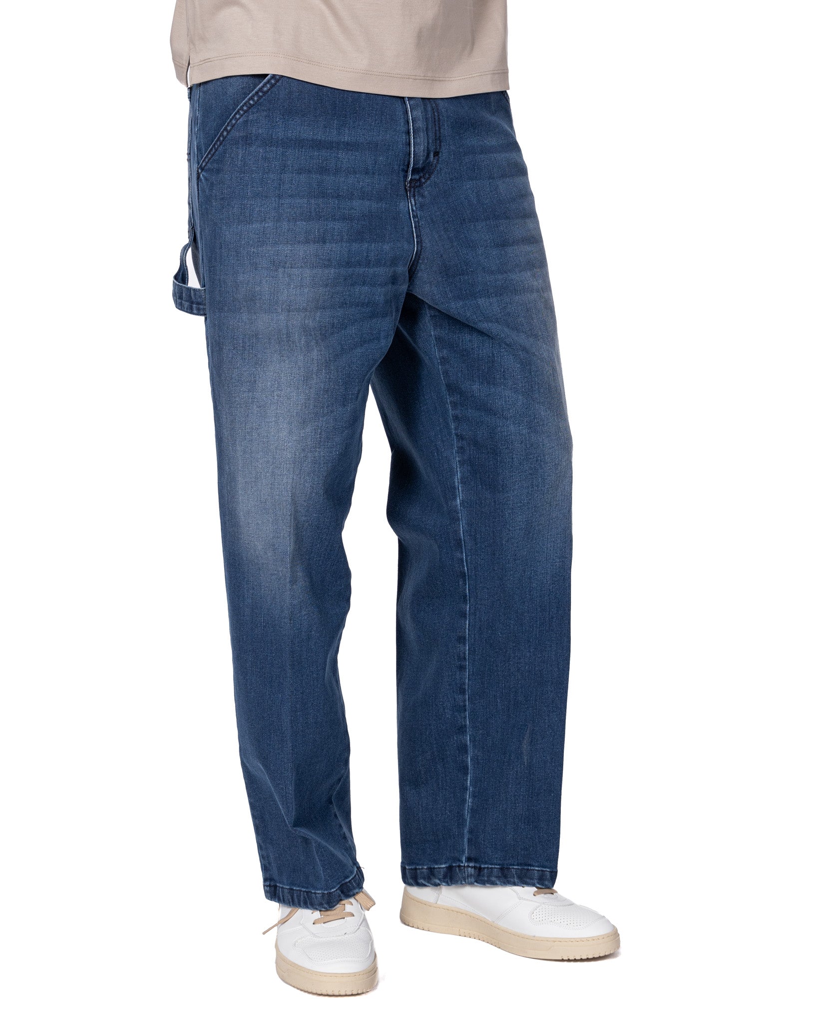 Koen - jeans baggy lavaggio medio