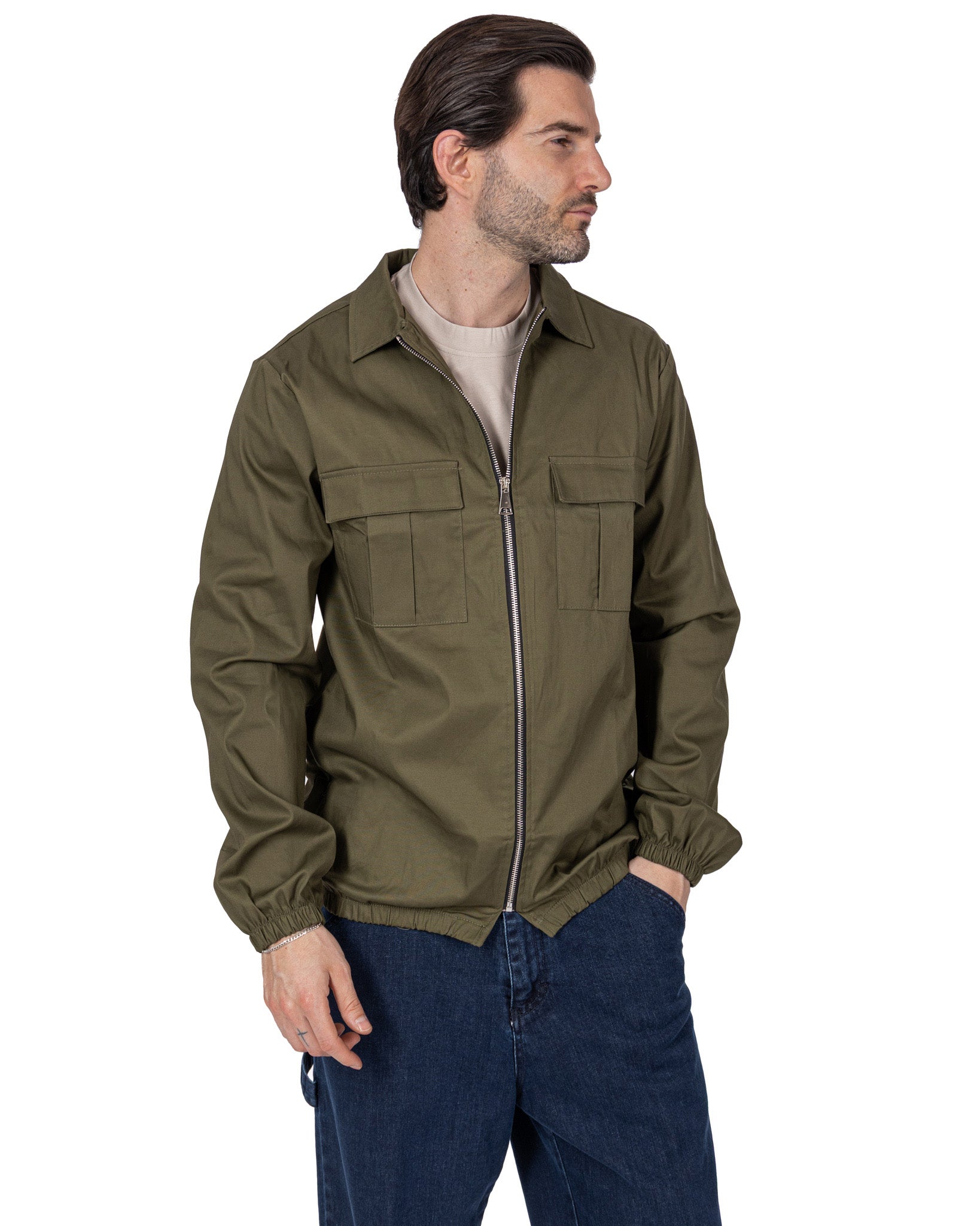 Veste zippée militaire Wayne