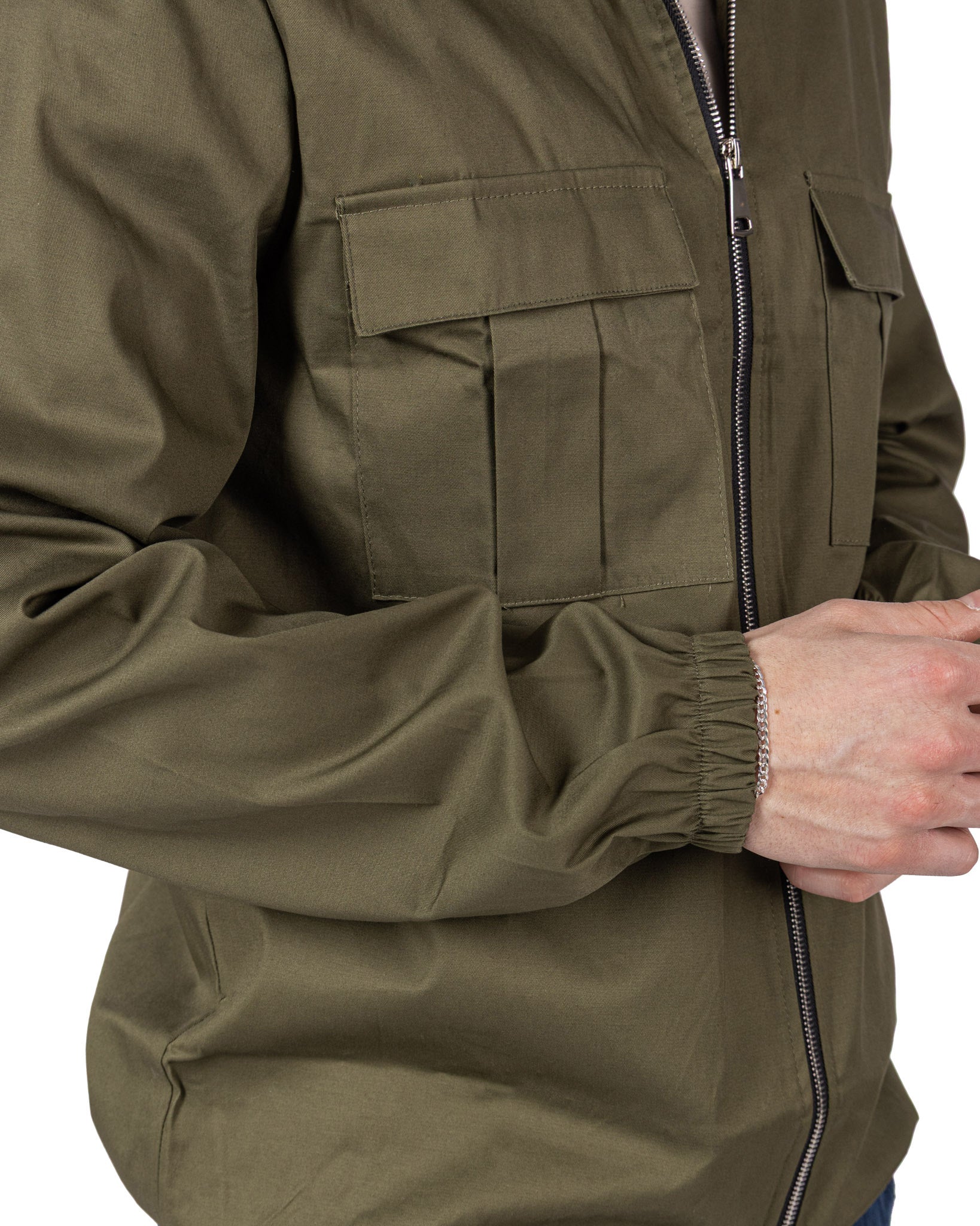 Wayne - Military zip jacket