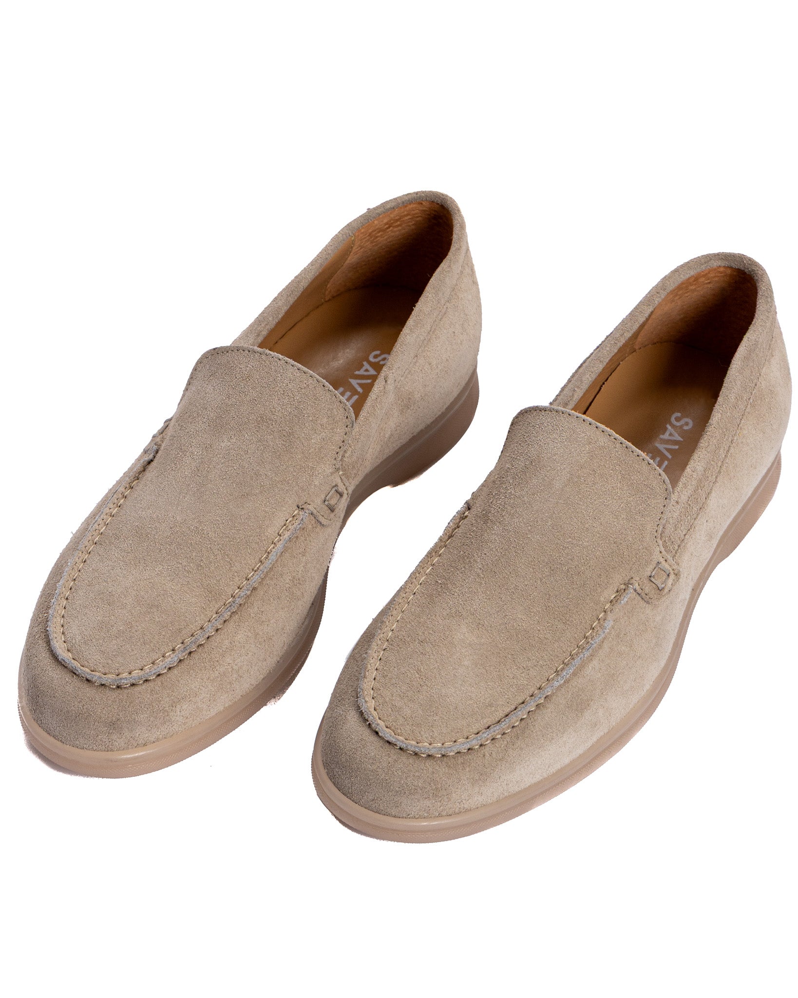 Valeri - mocassino scamosciato beige