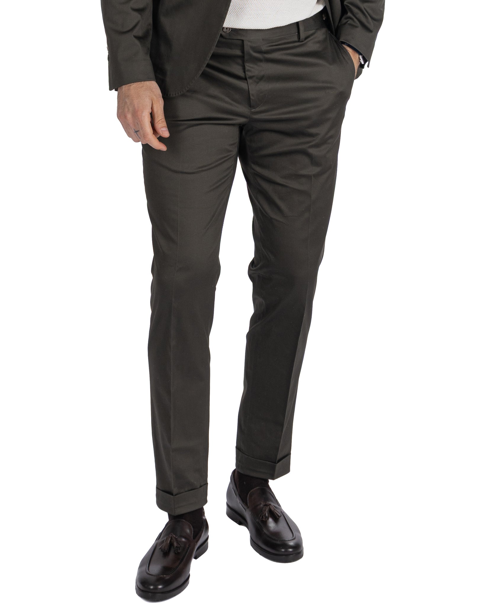 Laurence - Military Cotton Trousers