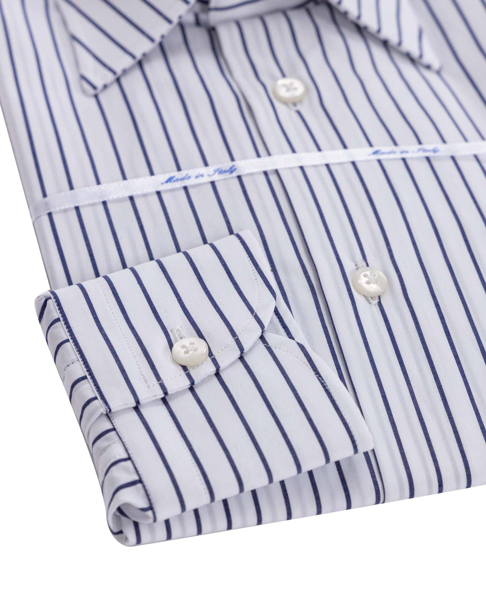 Walther - camicia righe blu in cotone