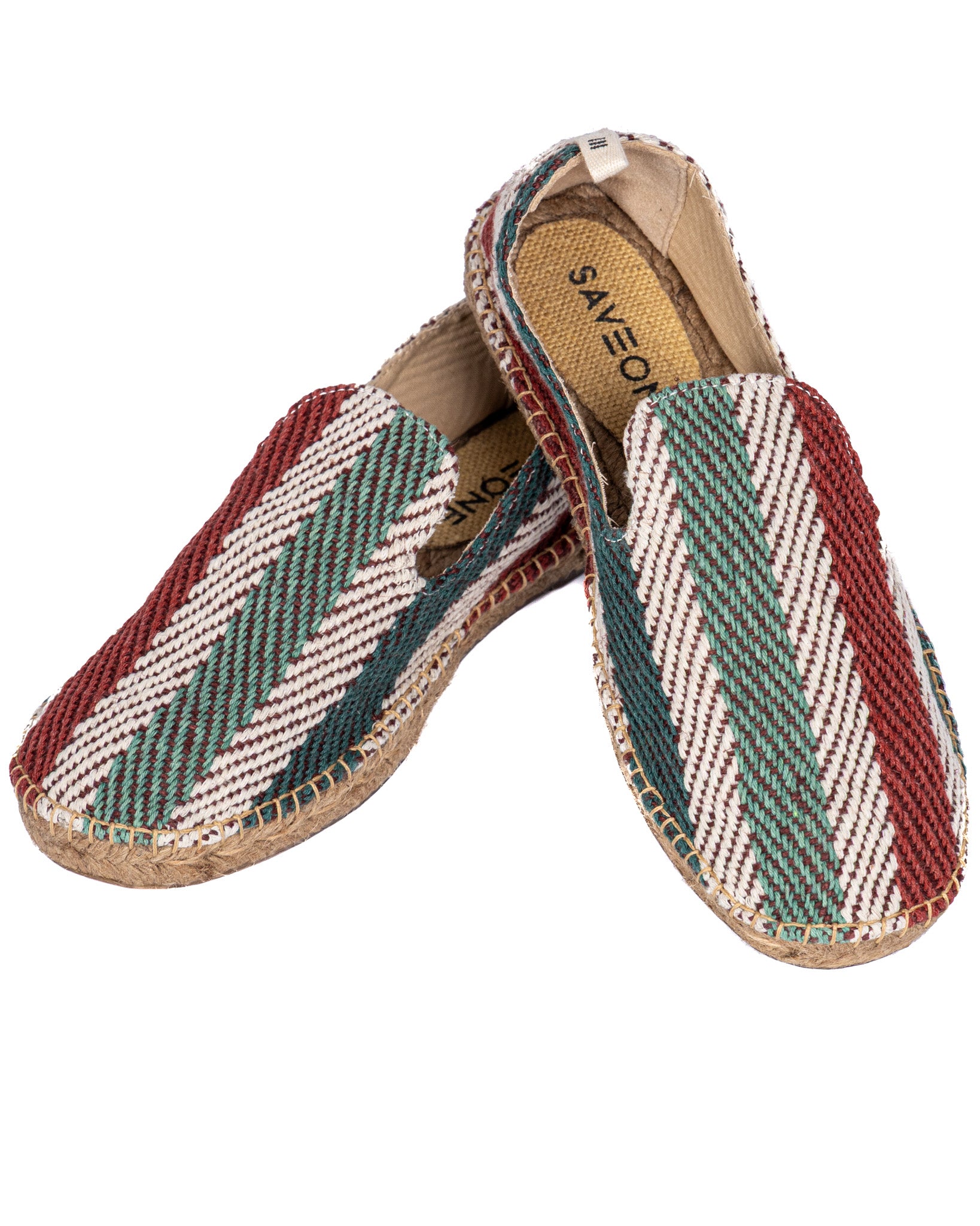 Villasimius- espadrilles à rayures multicolores 