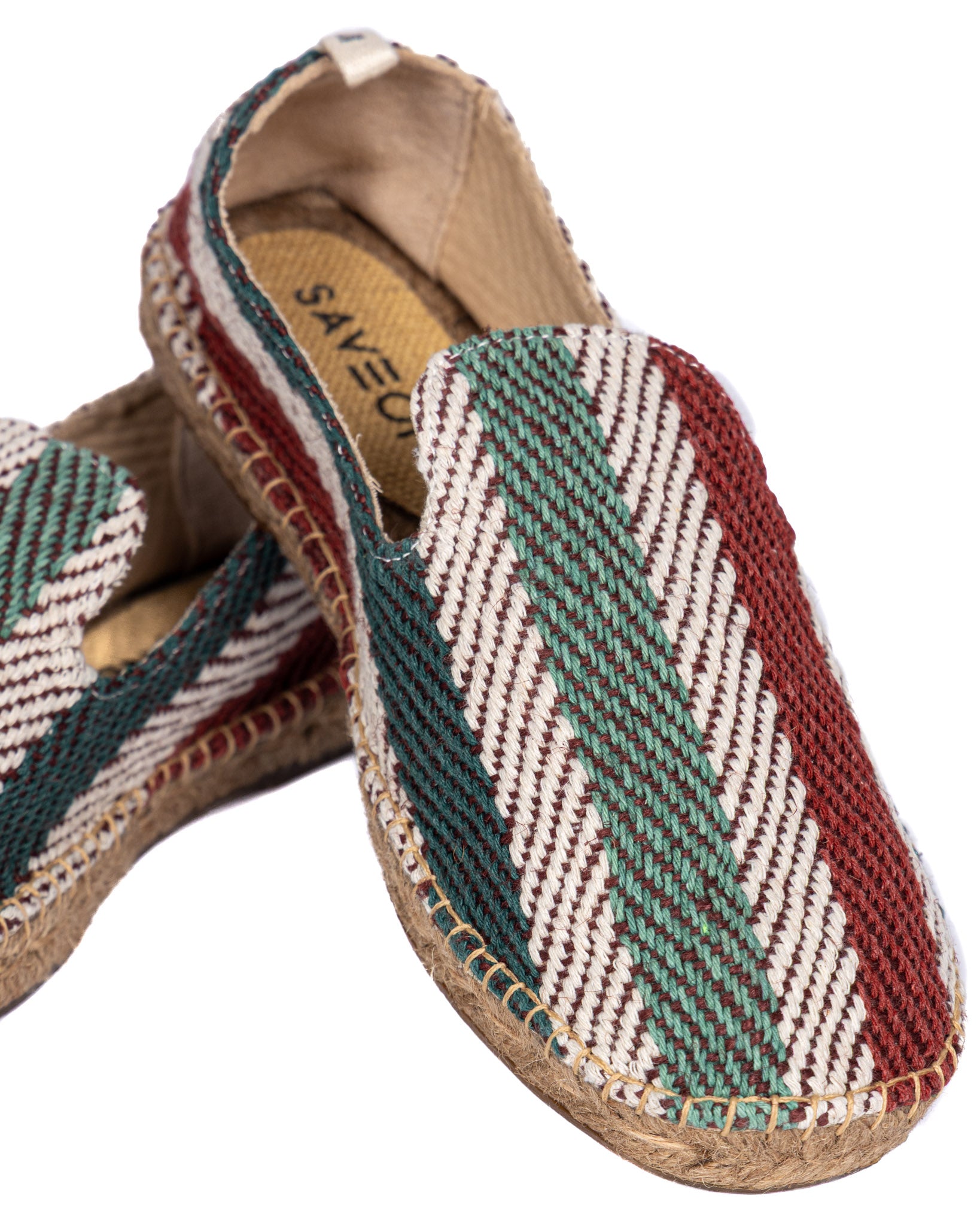 Villasimius- espadrilles à rayures multicolores 