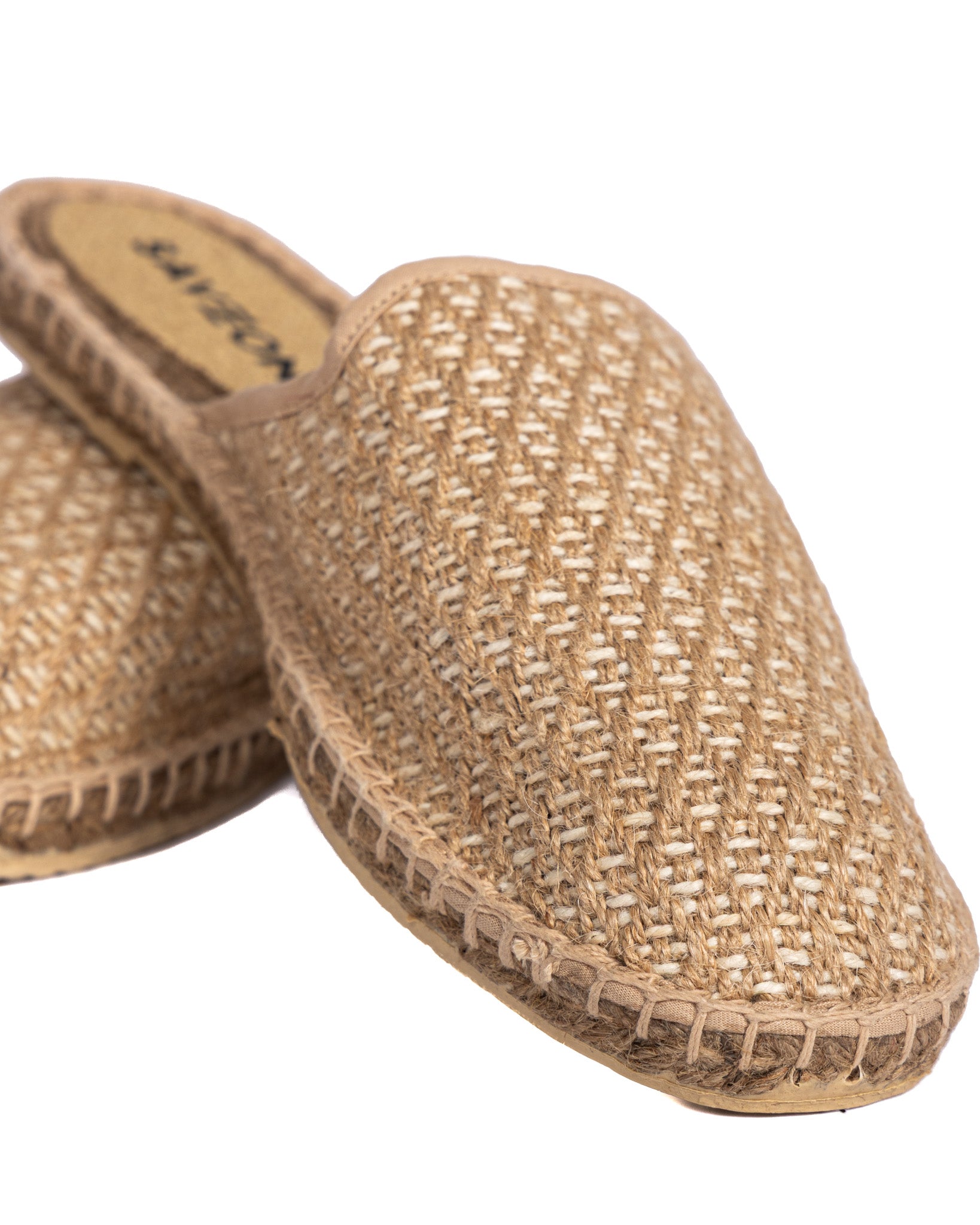 Marittimina - mules espadrilles tressées beiges