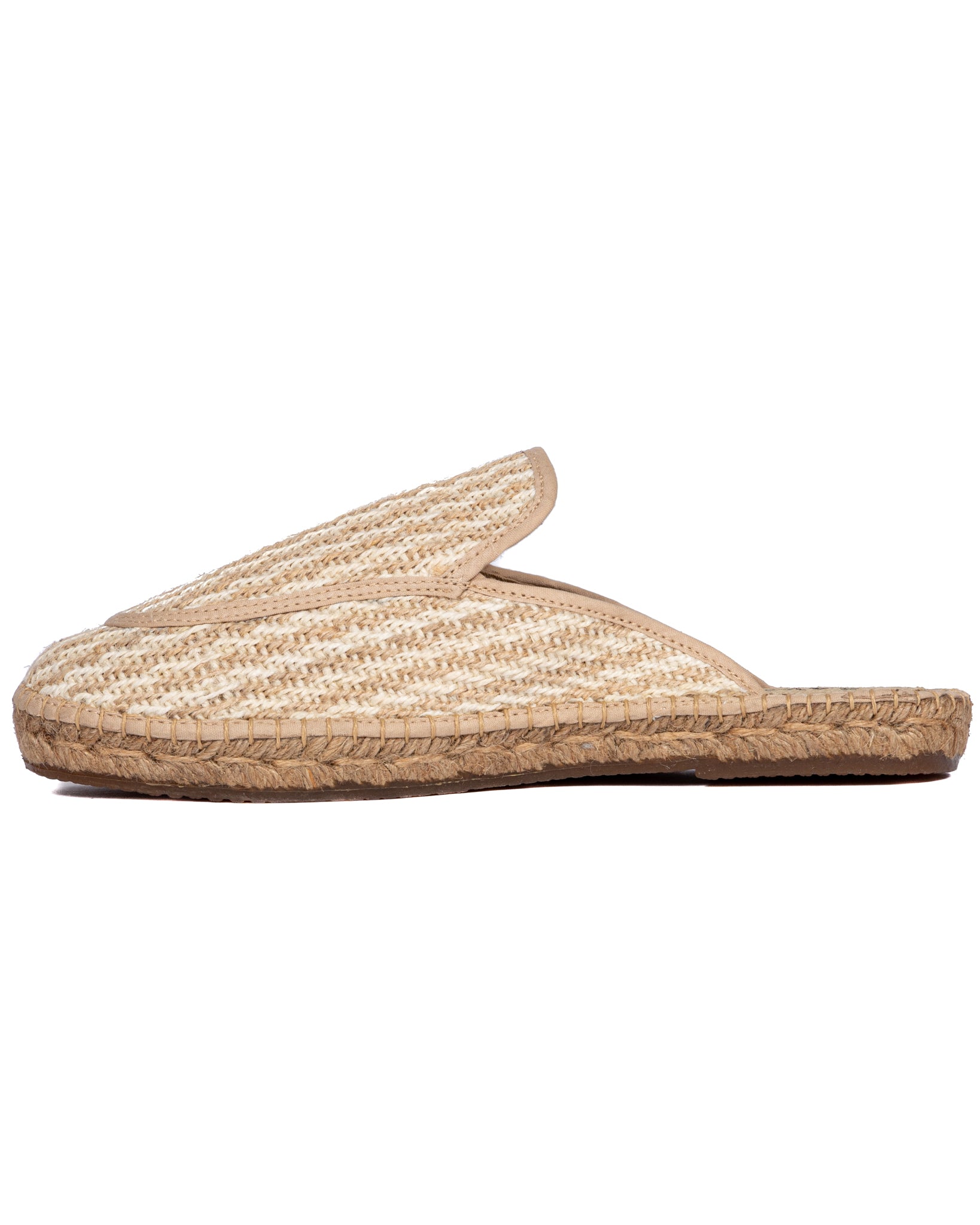 Polignano - mules espadrilles tressées beiges
