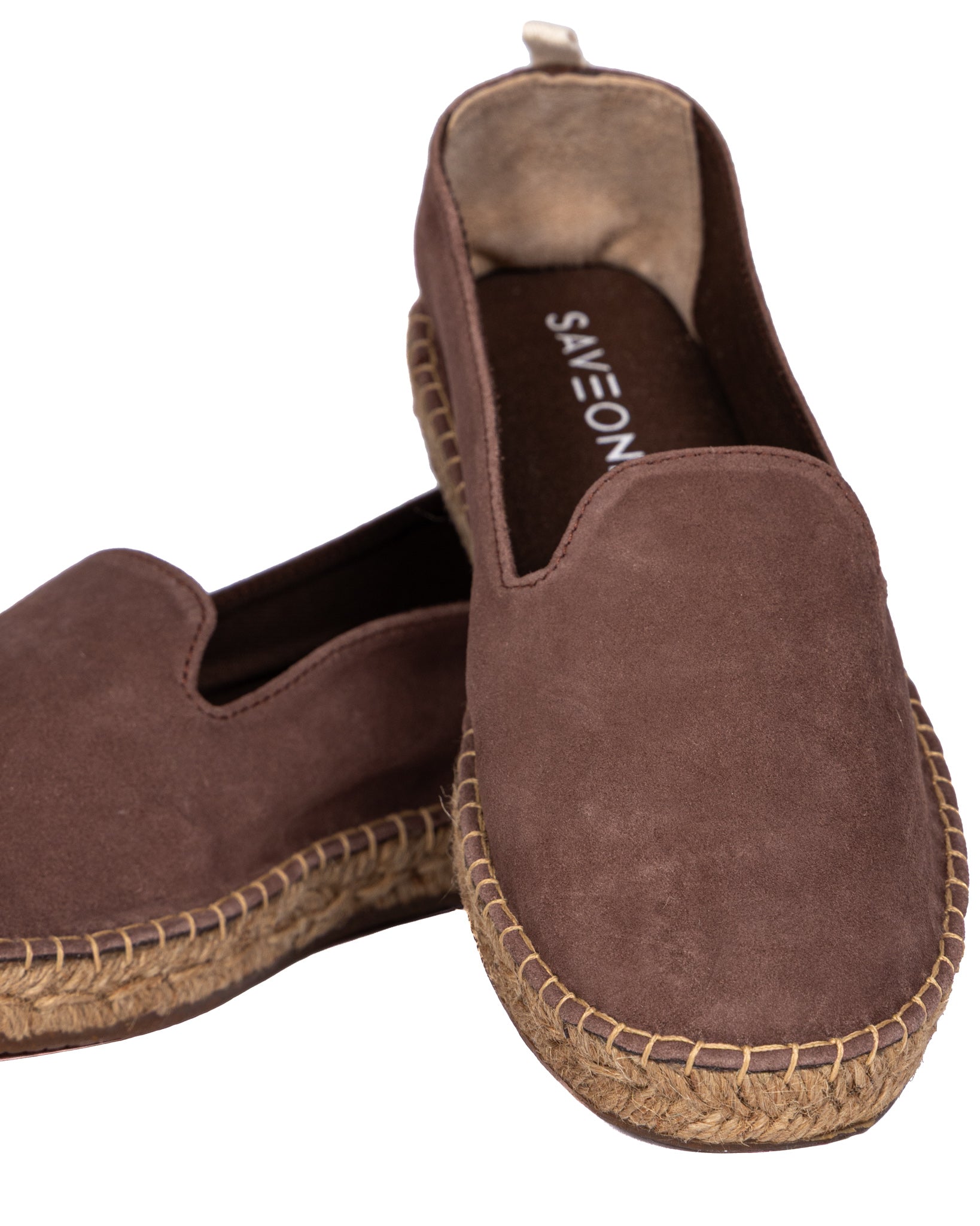 Athens - espadrilles en daim marron